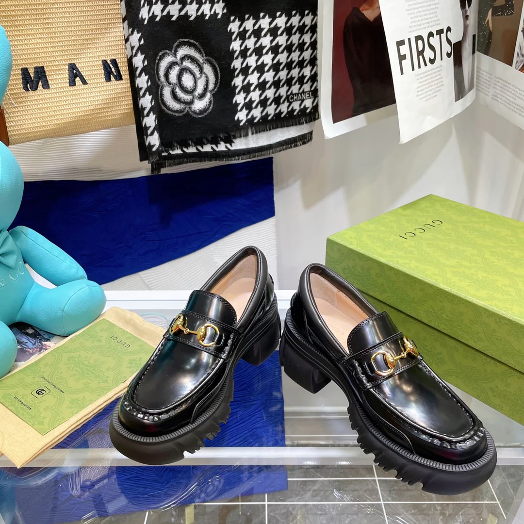 Лоферы на платформе Gucci