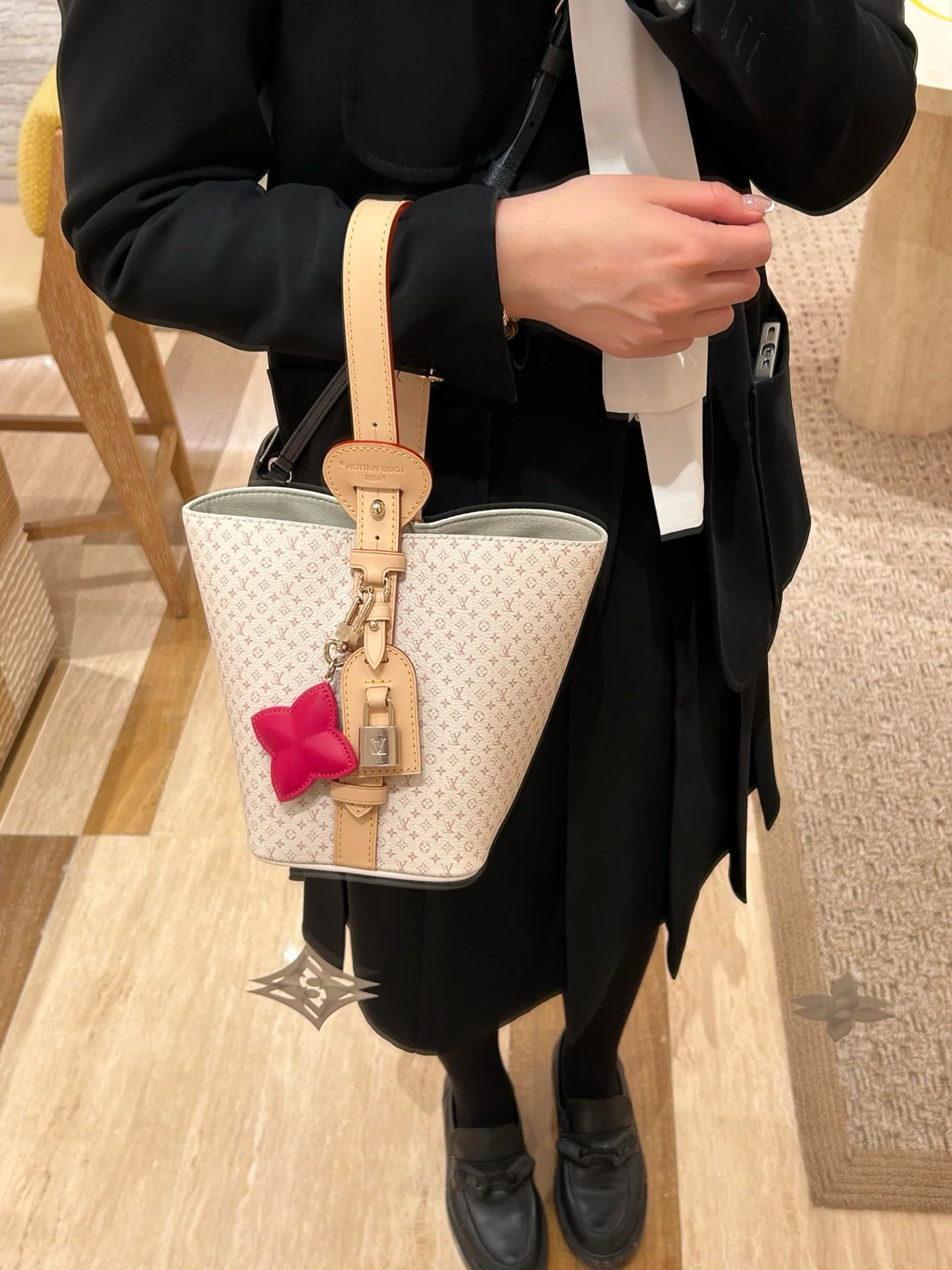 Сумка LV-m15130-all-in-bb, цвет слоновой кости