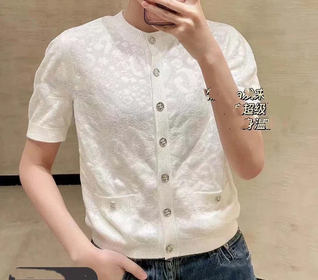 Chanel 2403 Hot Knit Collection с коротким рукавом