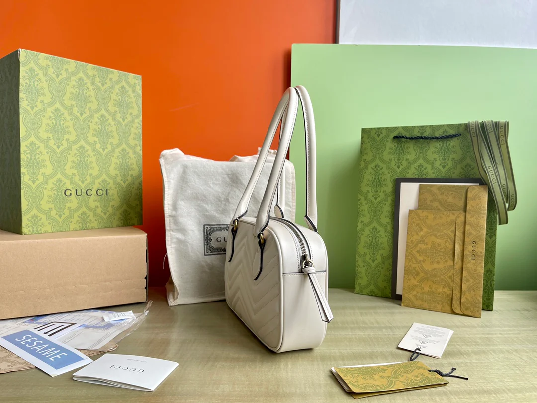 Сумка Gucci Marmont - белая