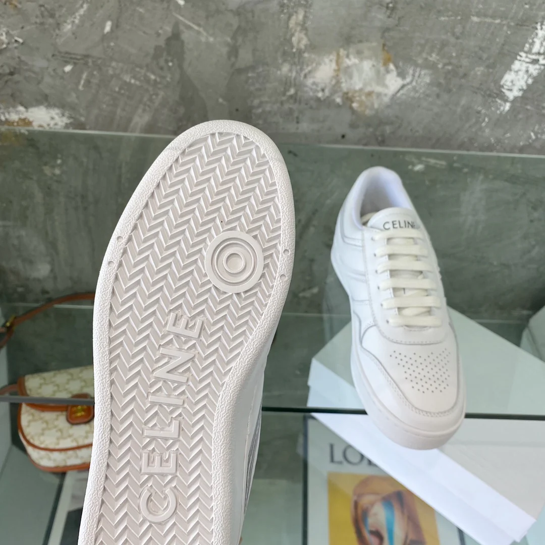 Новинка 2022 года от Celine - Белые кроссовки/Повседневная обувь - Унисекс - Белый