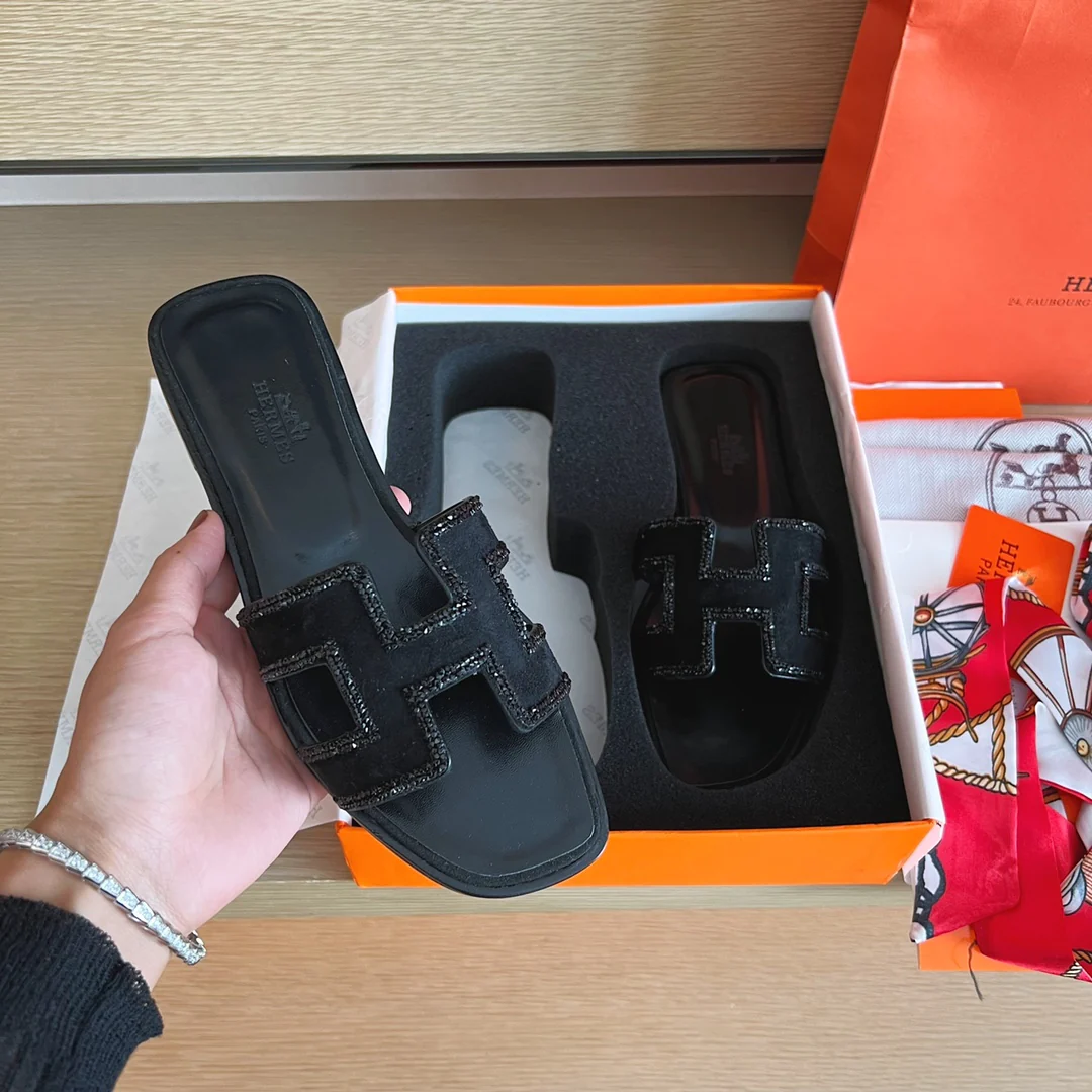 Сандалии Hermes-h Flat Sandals-7