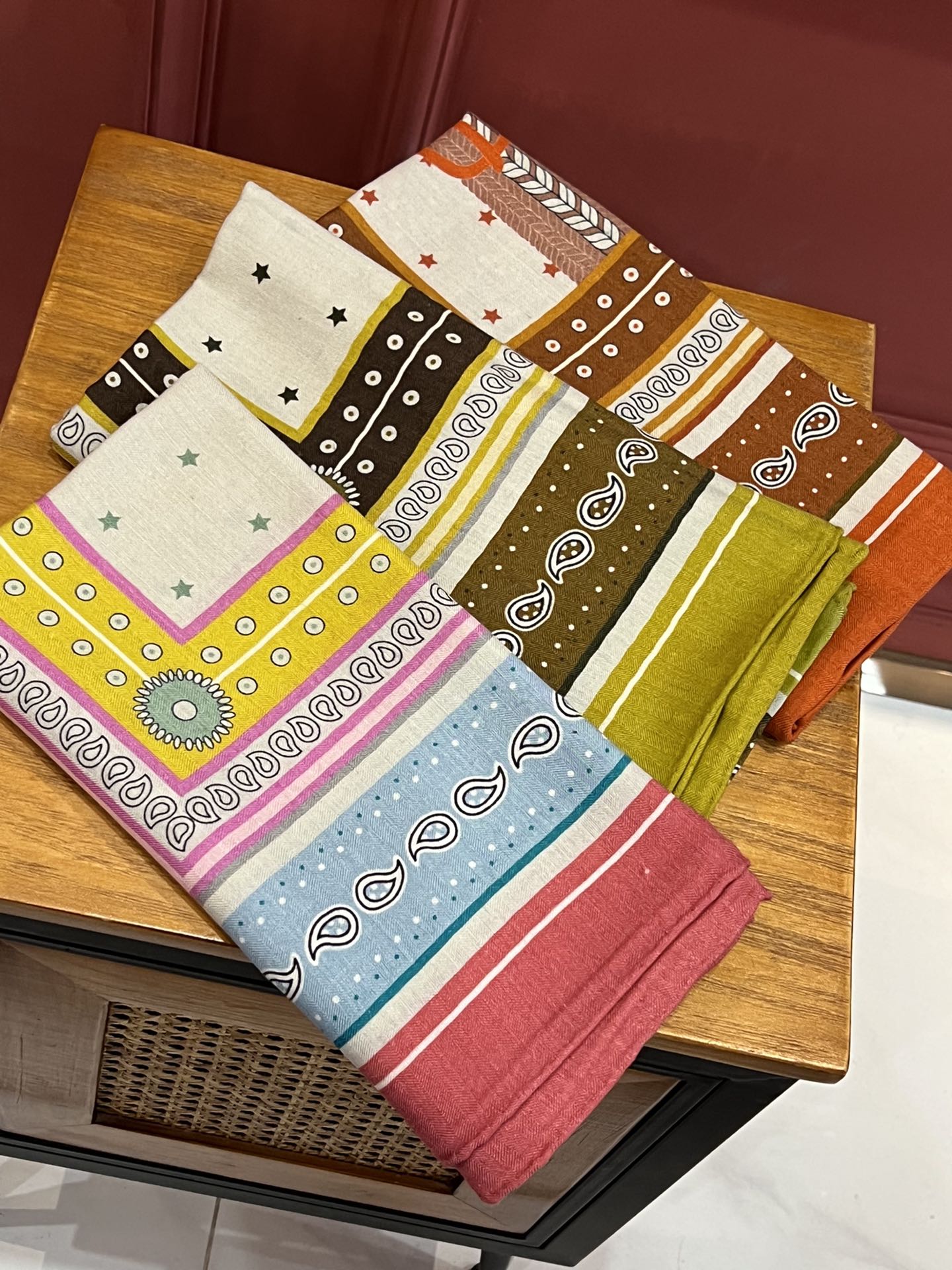 Элегантное двустороннее седло Hermes - 140 см - Шелк-кашемир - Зеленый