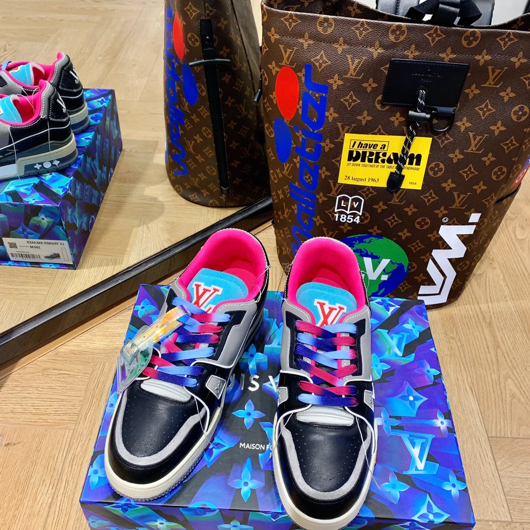 LV - Кожаные кроссовки - Повседневная обувь - Мужская