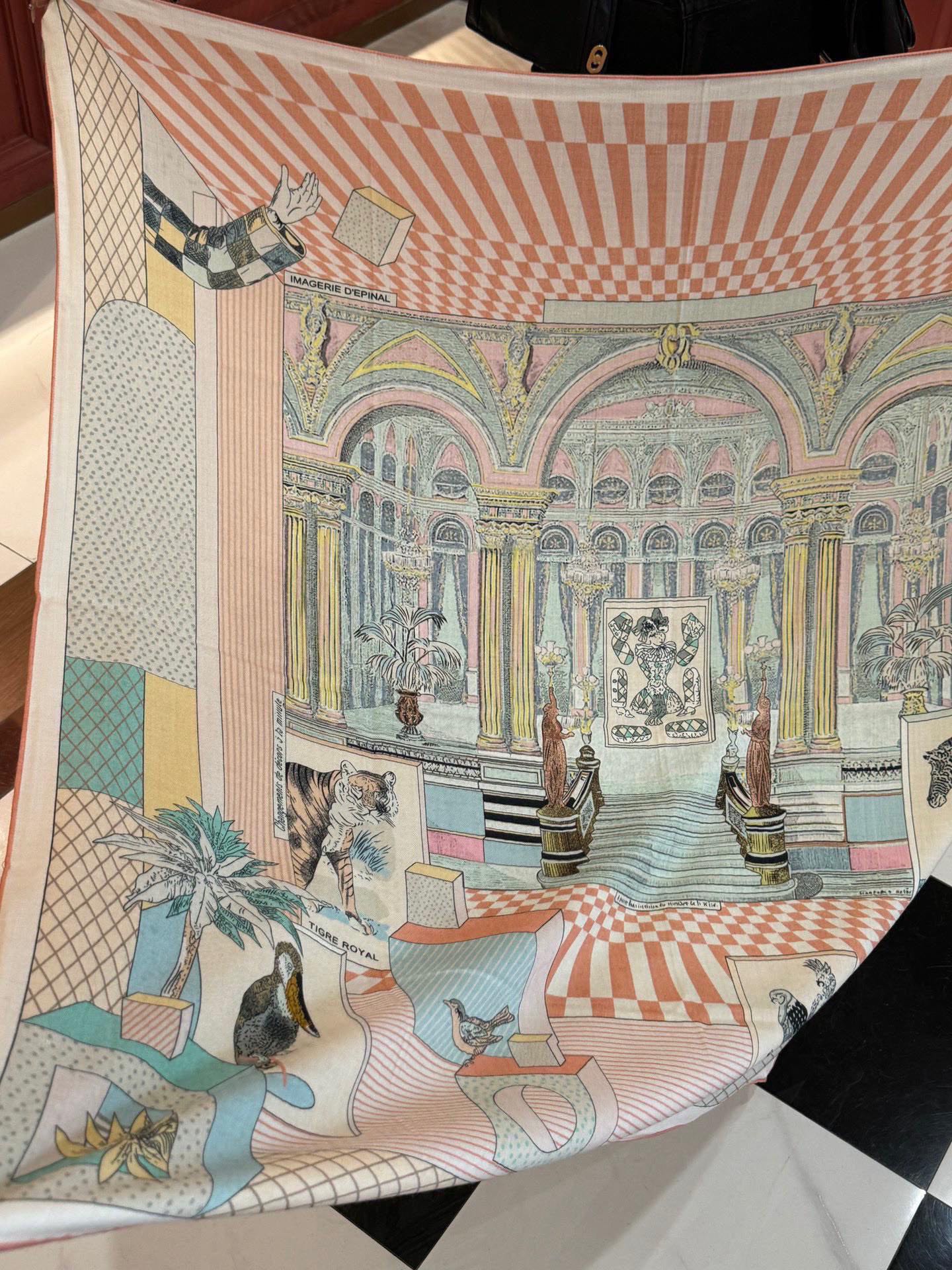 Hermes - Новый шарф Большого театра - 140-140