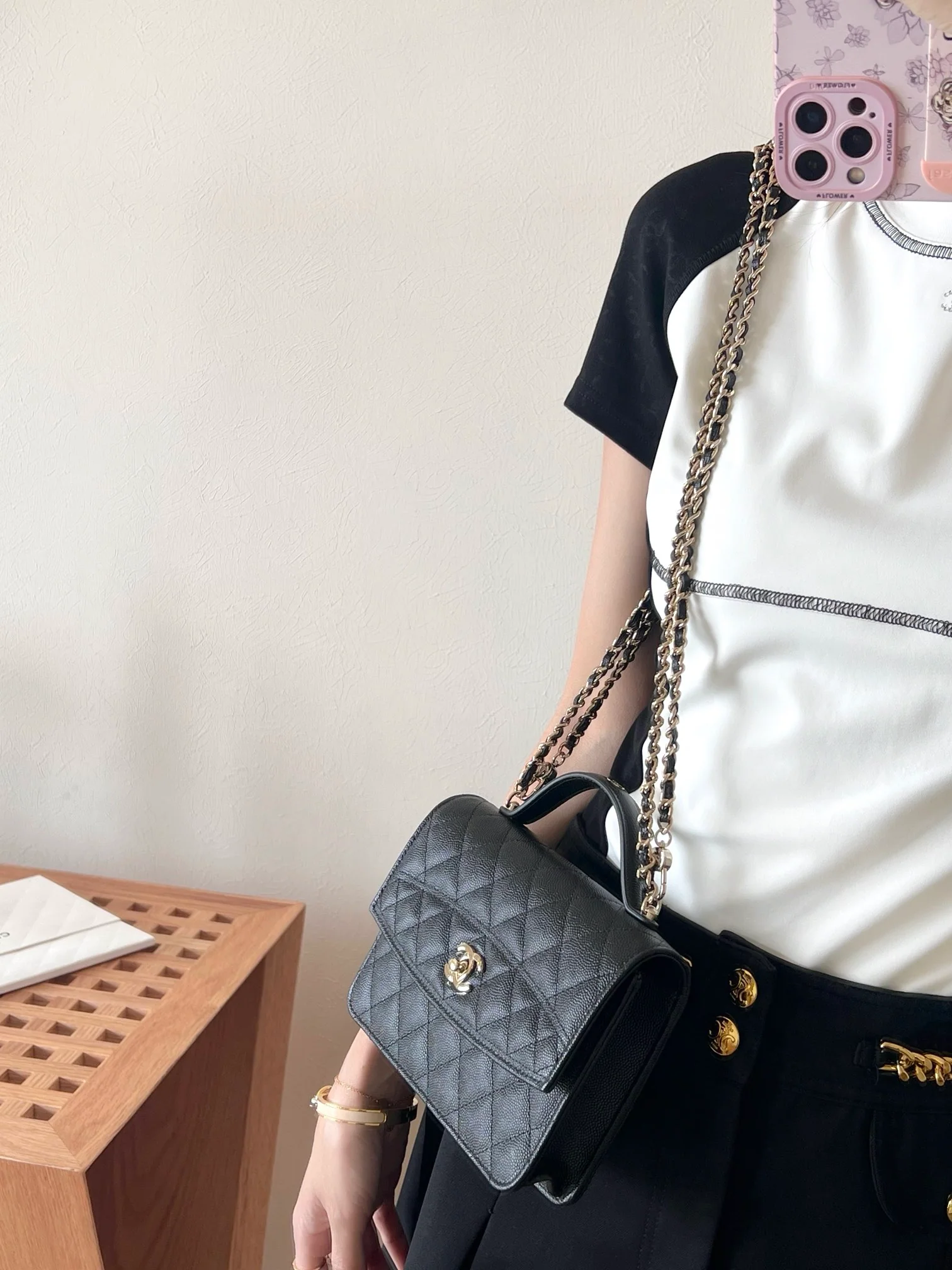 Рюкзак Chanel 25c Mailman - черный