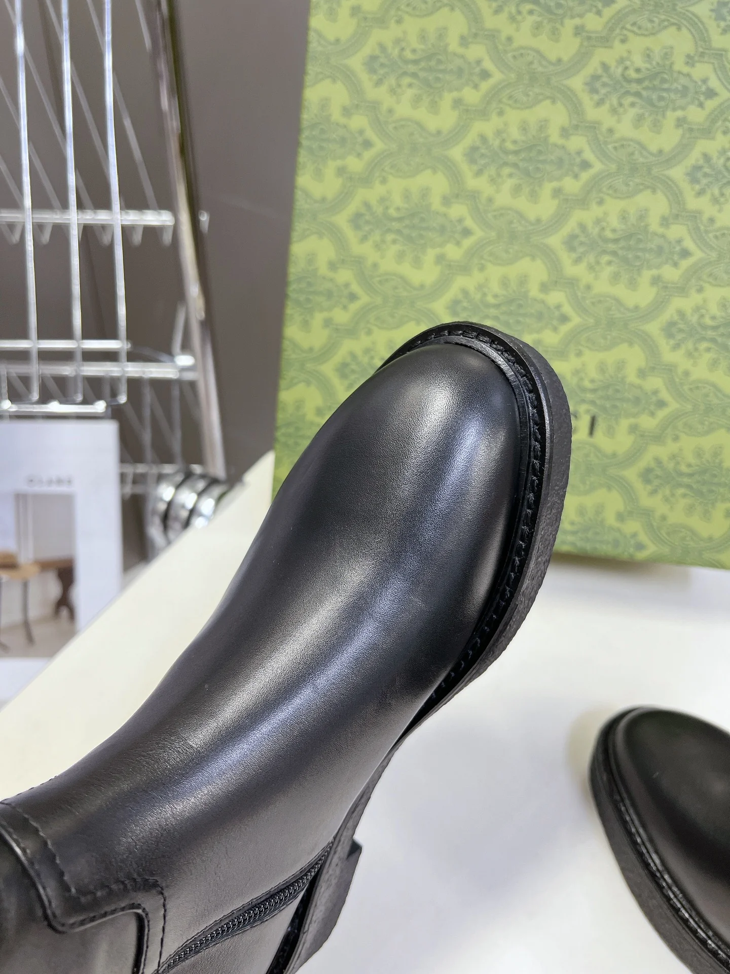 Ботинки для верховой езды Gucci 2024 - Черные - 1