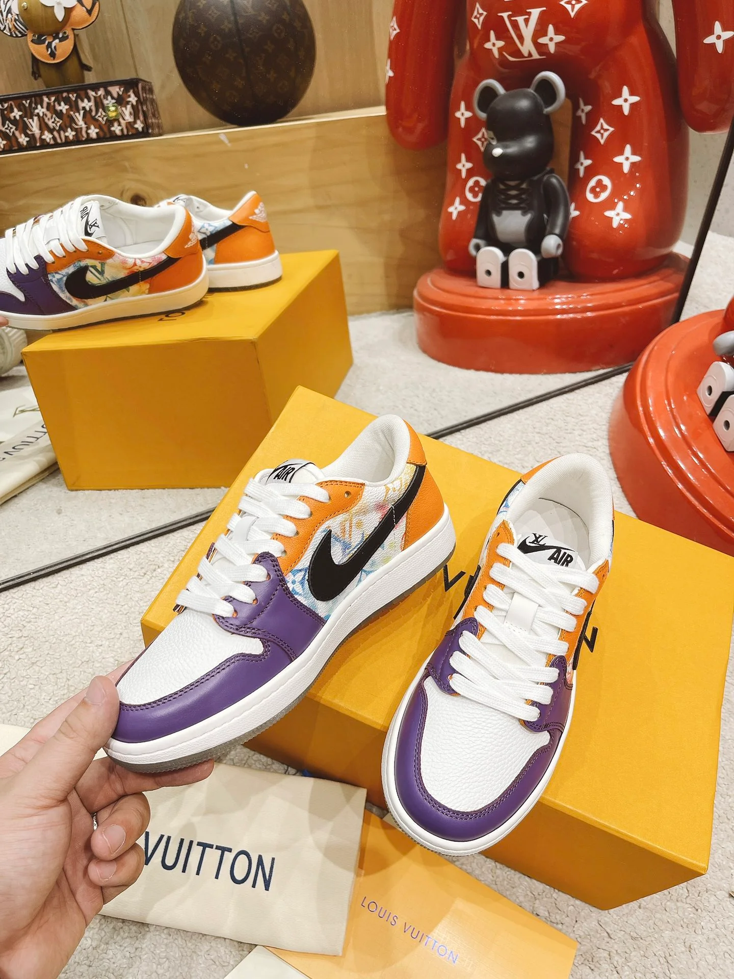 Обувь LV - обувь, созданная в рамках сотрудничества LV и Nike - 2