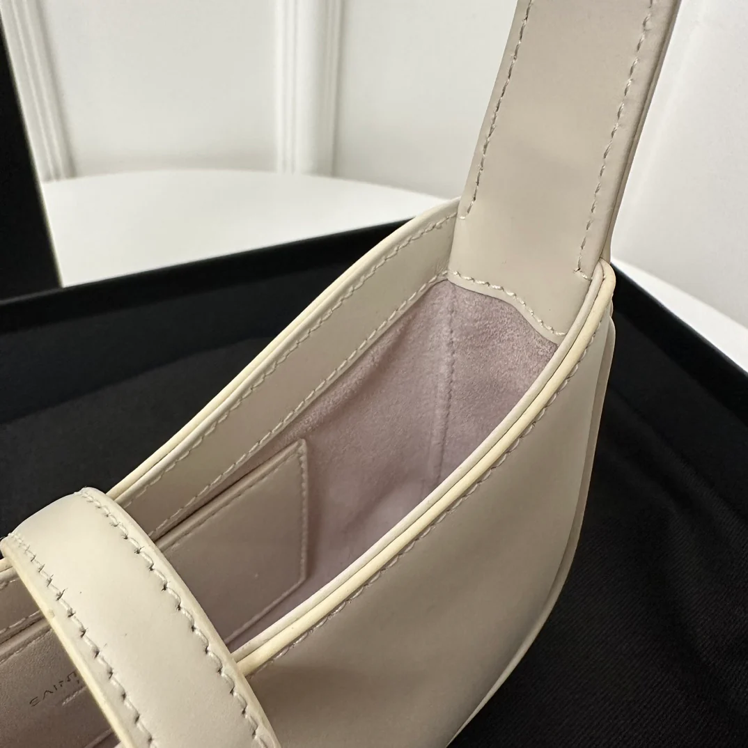 Кожаная сумка через плечо YSL Le 5 A 7 - Мини - Белая