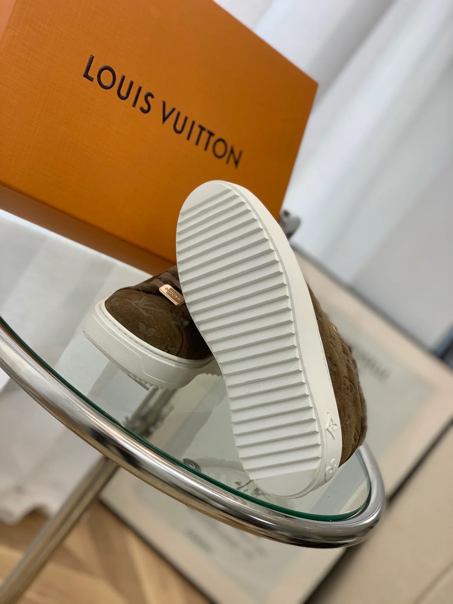 Обувь LV - шерстяные повседневные туфли LV для фестиваля