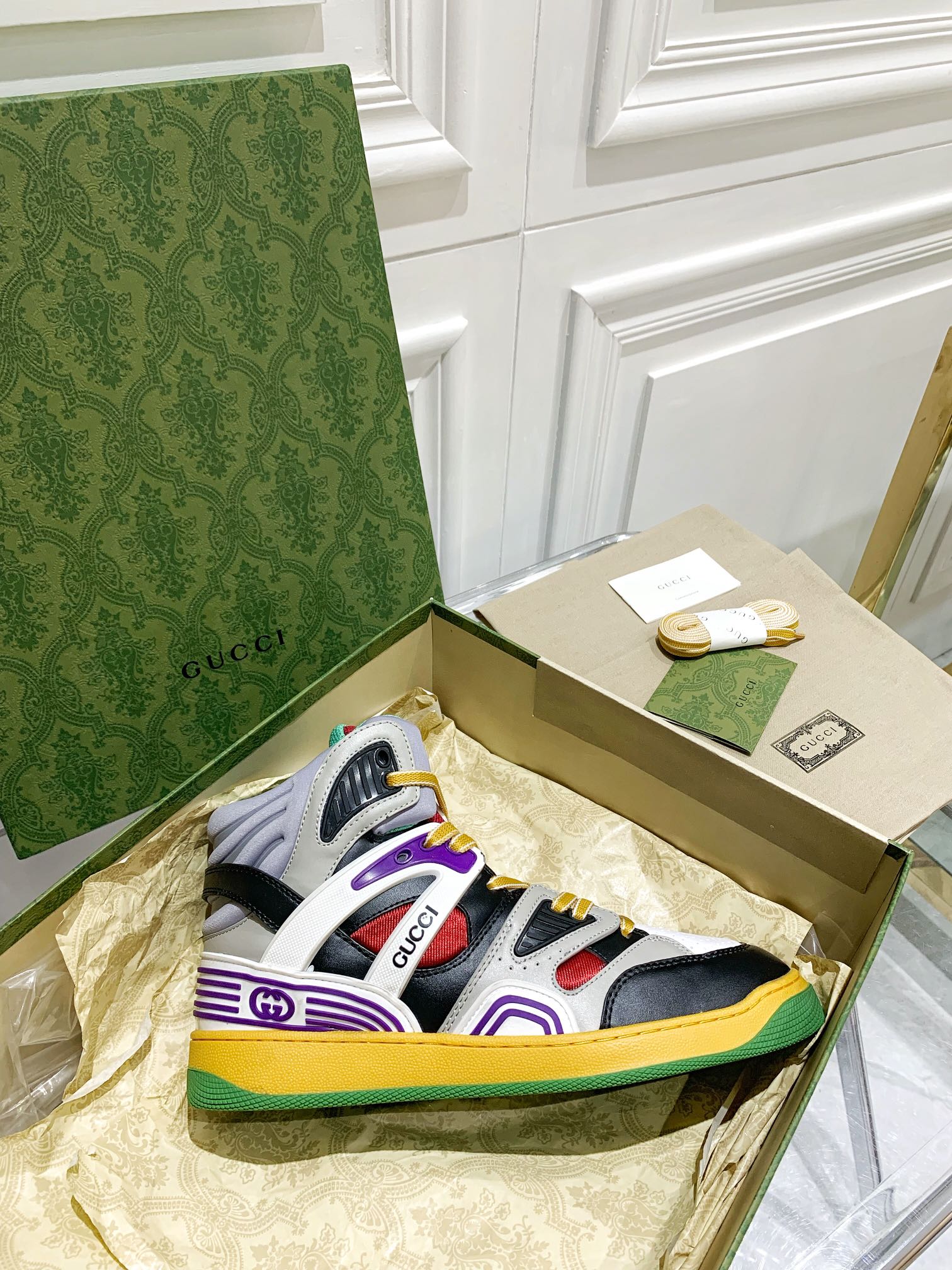 Высокие кроссовки Gucci