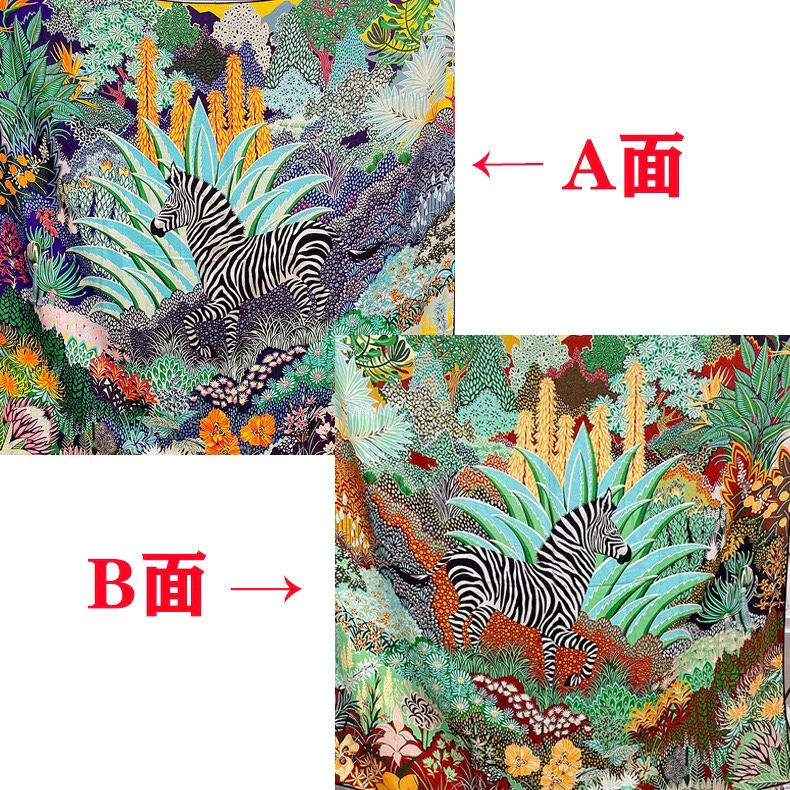 Большой двусторонний шарф Hermes - 136 см - 30 см - Шелк 70 - Шерсть - 2 см