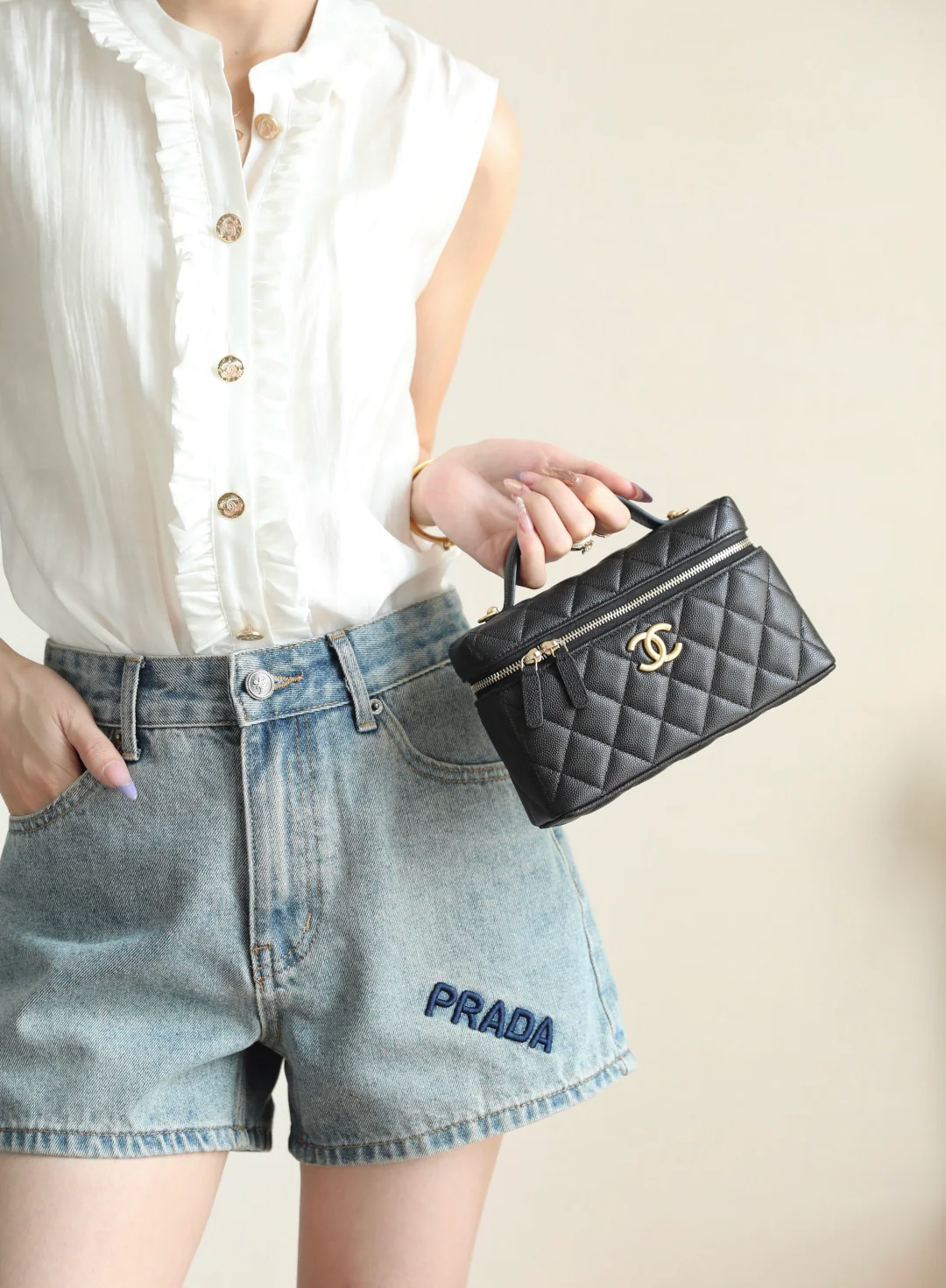 Клатч Chanel 25p-LP Box - черный