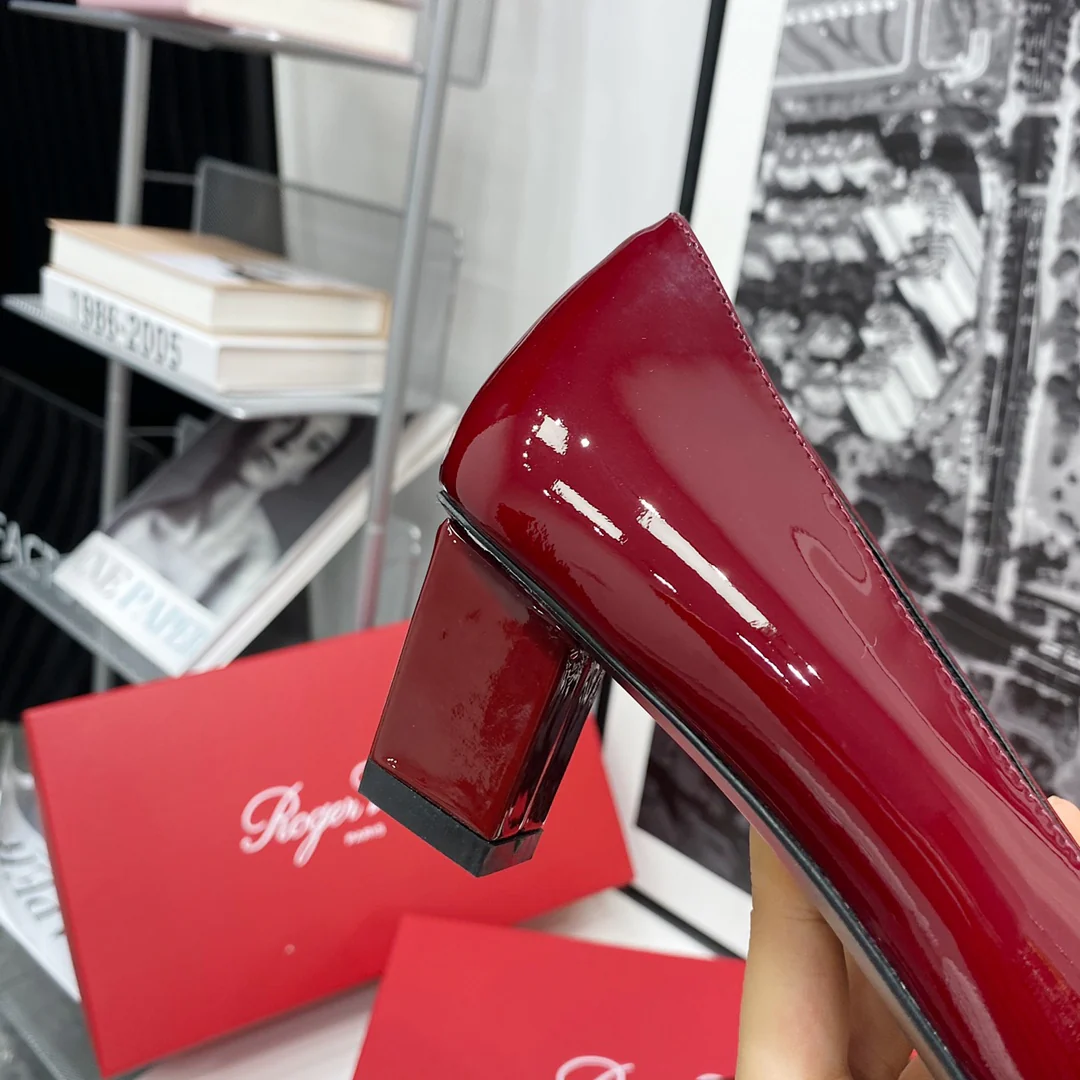 Каблук RV-4-5 см, бордовый