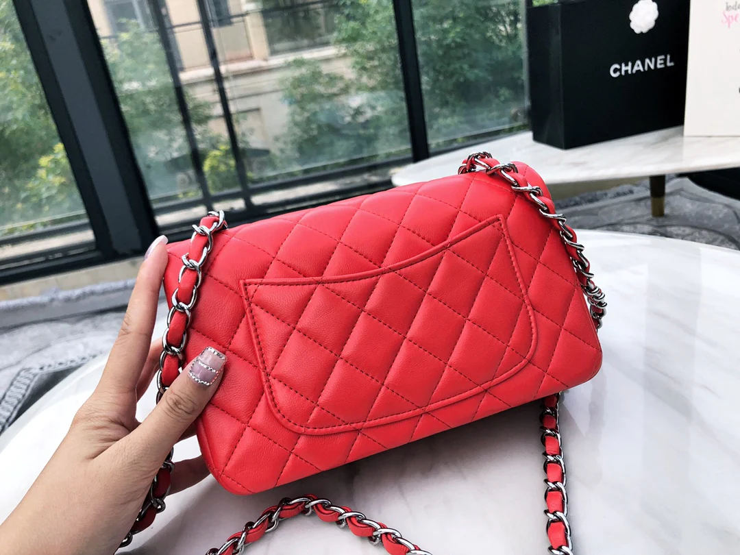 Сумка Chanel CF весна/лето 2019 - овечья кожа - 20 см