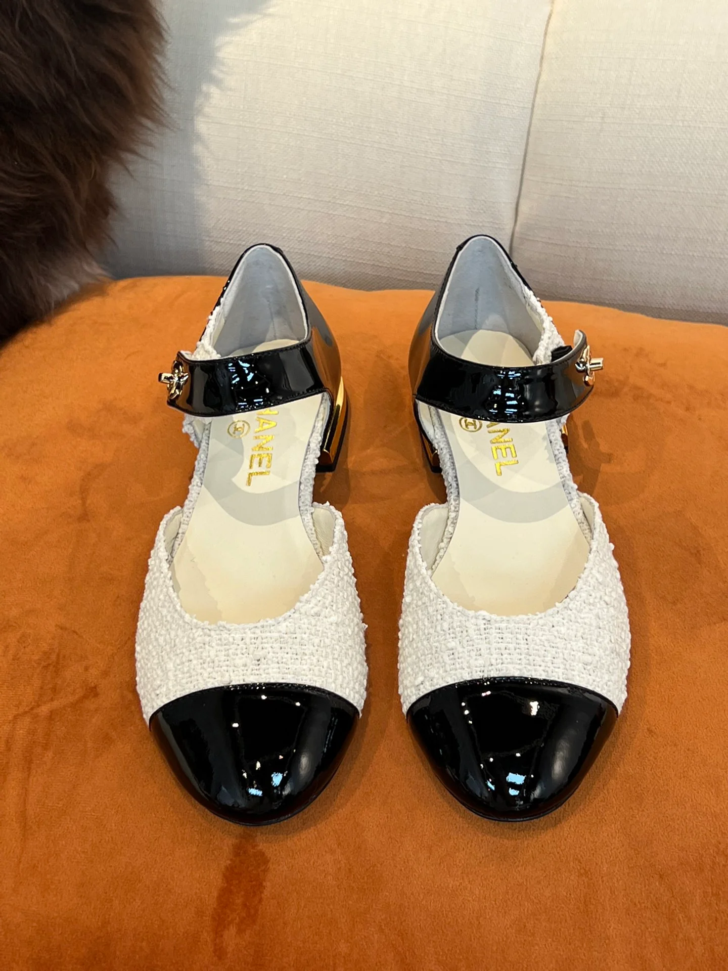 Chanel - Классические клетчатые балетки