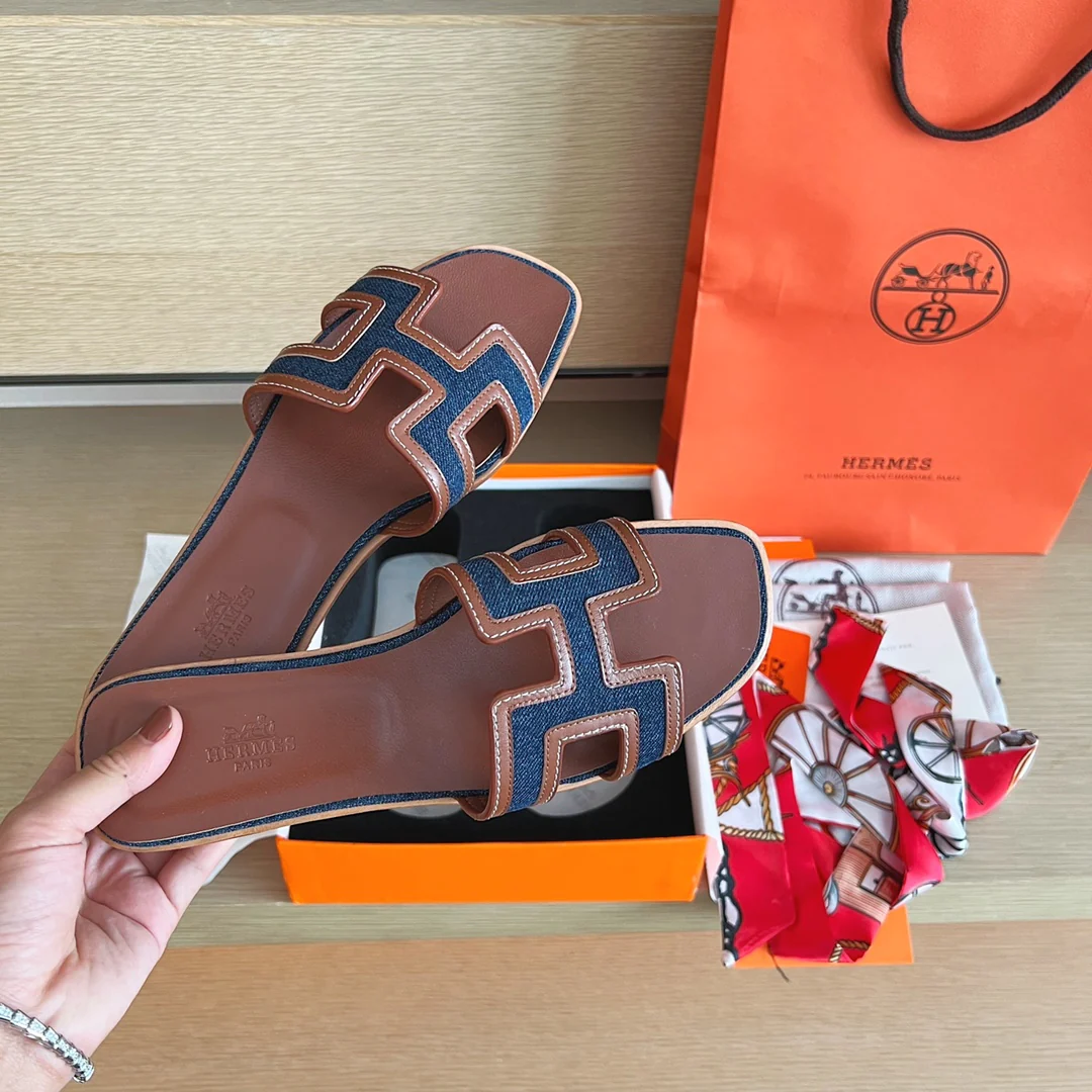 Сандалии Hermes-h Flat Sandals-6