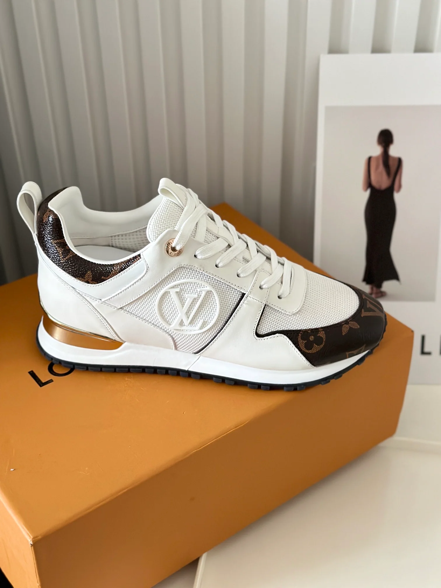 Кроссовки LV Runaway - серия Milk Tea Brown - модель 2