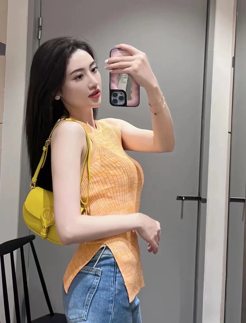 Dior Bobby Series - East-West - Сумка под мышкой - Горчично-желтый