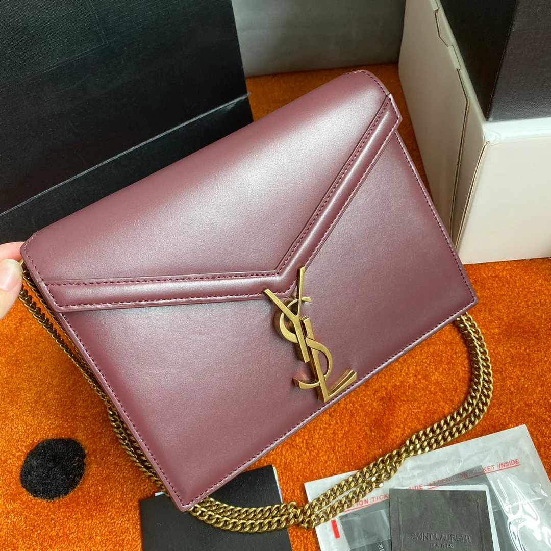 Сумка-конверт YSL Cassandra из плетеной ткани - 2 шт.