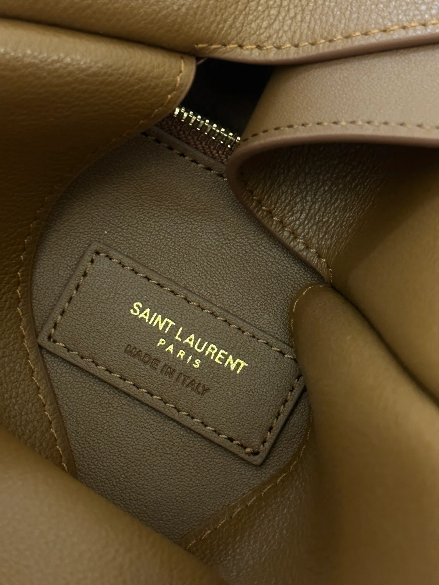 YSL-le-5a7-hobo-underarm bag-caramel brown