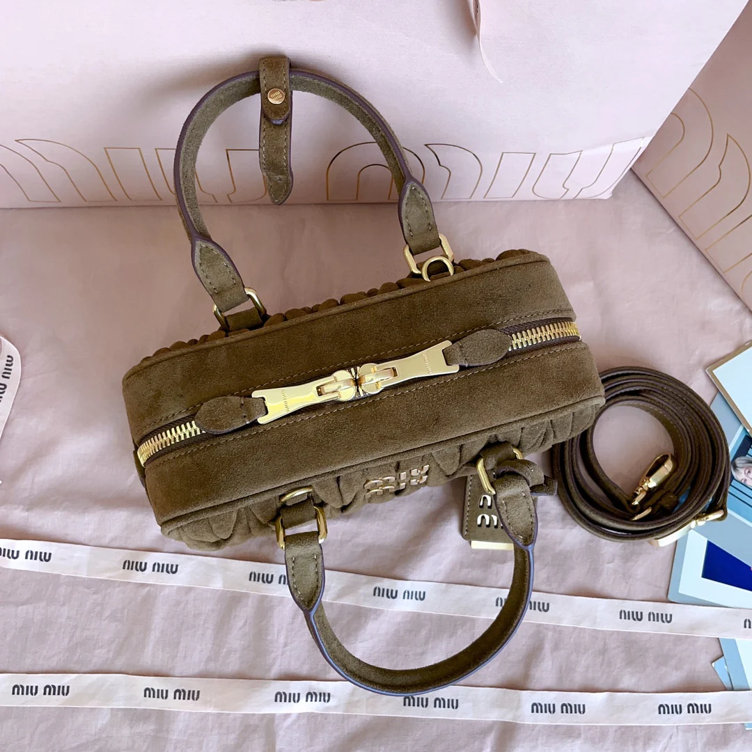 Сумка для боулинга Miu Miu-5bb142 из замши