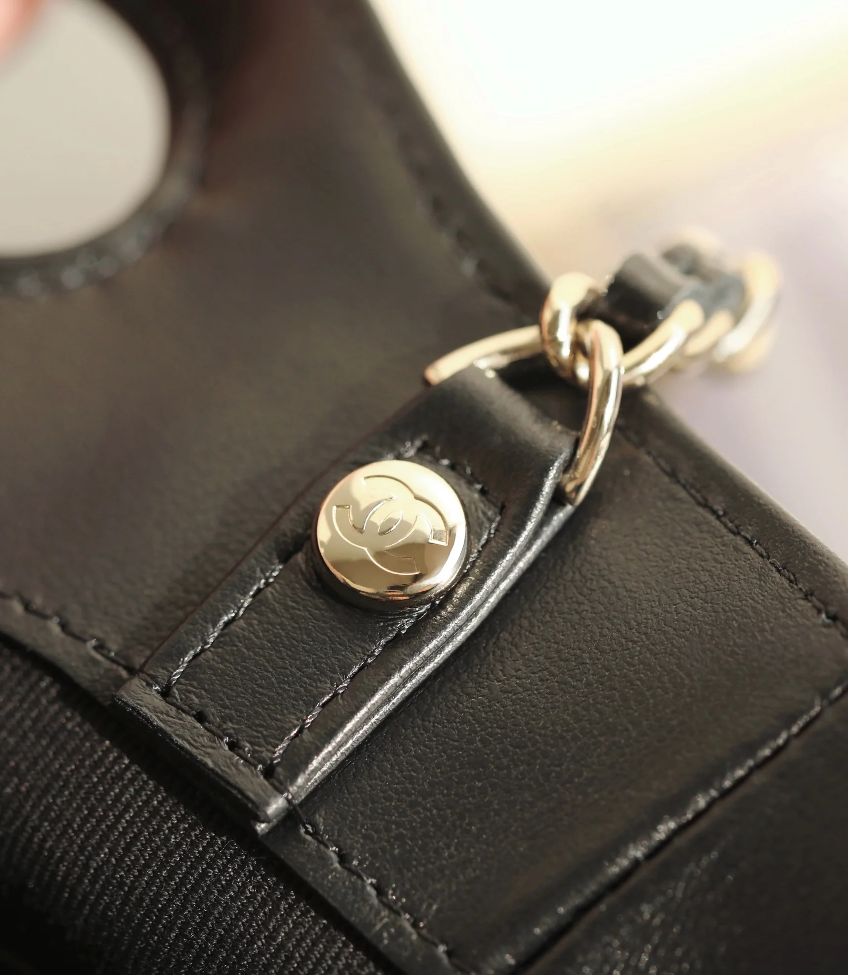 Сумка Chanel Nano 31 - Миниатюрная горизонтальная версия - Черная