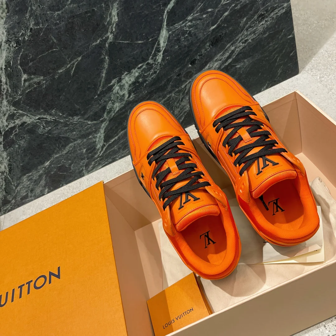 Обувь LV - LV Trainer, последняя модель - кроссовки серии Rainbow - 1