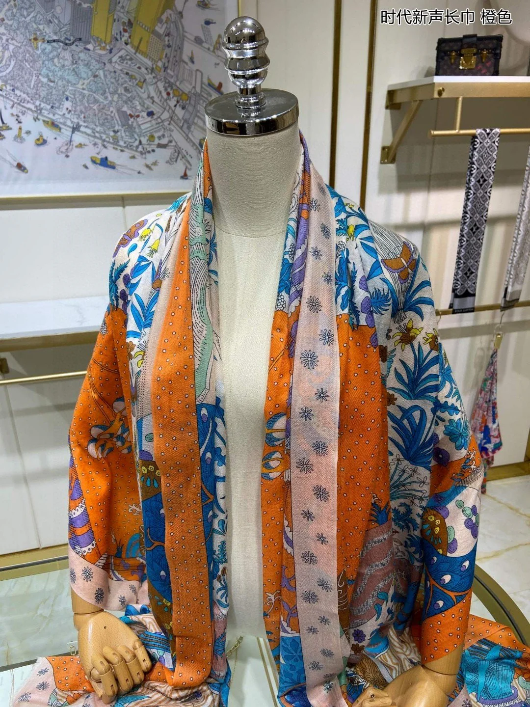 Hermes - Длинный шарф New Era - 110-200 см - 100% - Кашемир премиум-класса