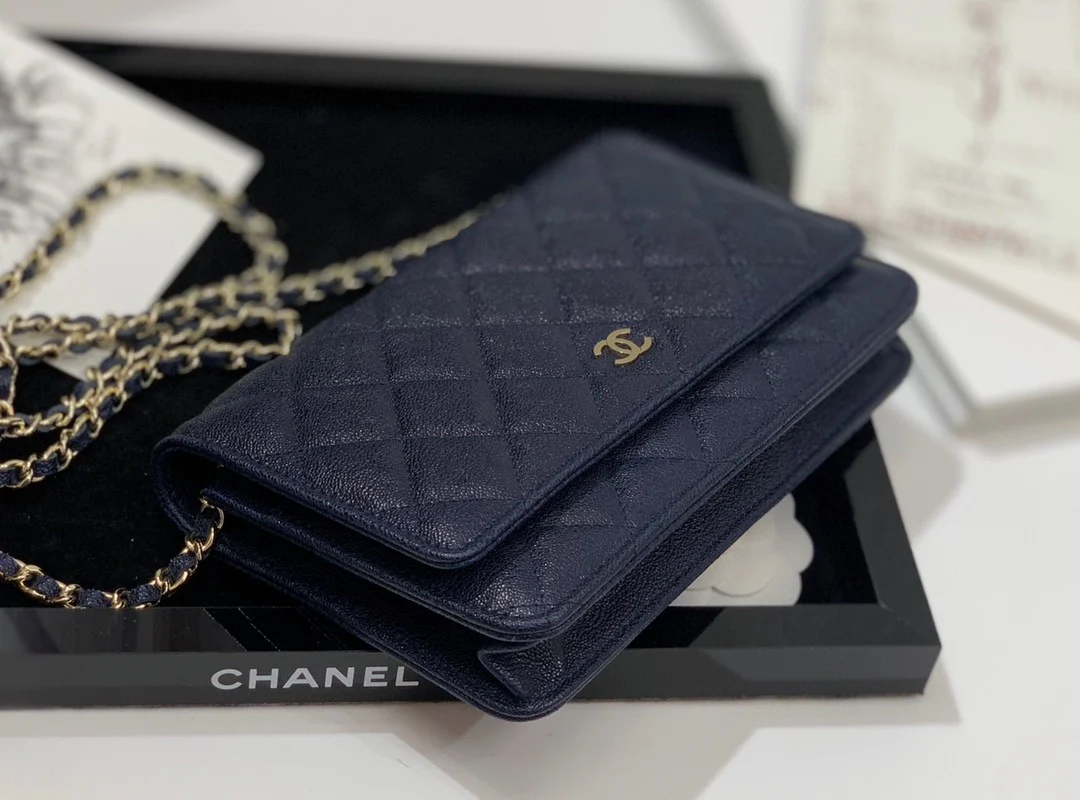 Пряжка Chanel WOC с узором ?Кунжут? из светлого золота - 3 шт.