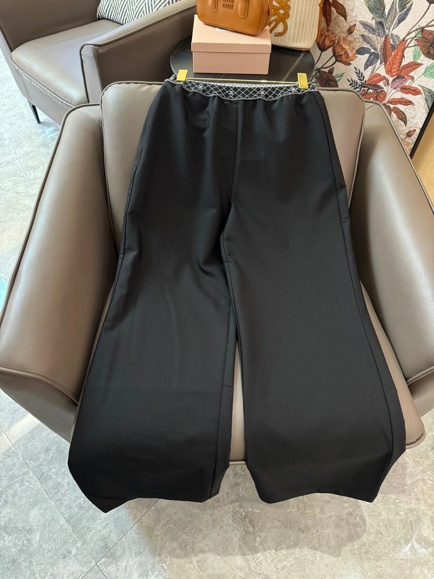 Брюки Chanel 2404-24ss New Style - черные