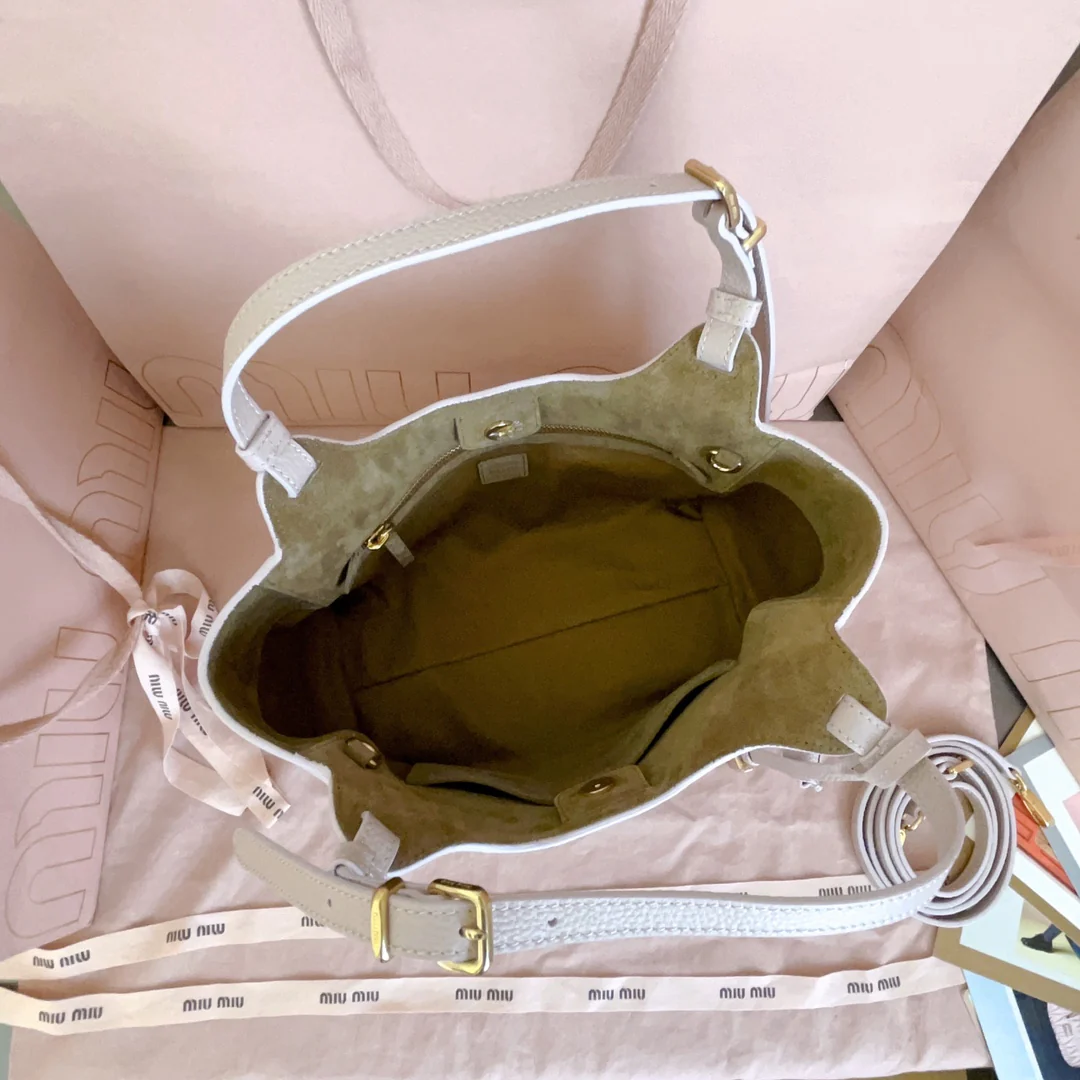 Сумка-тоут Miu Miu 5ba304 — абрикосово-розовая