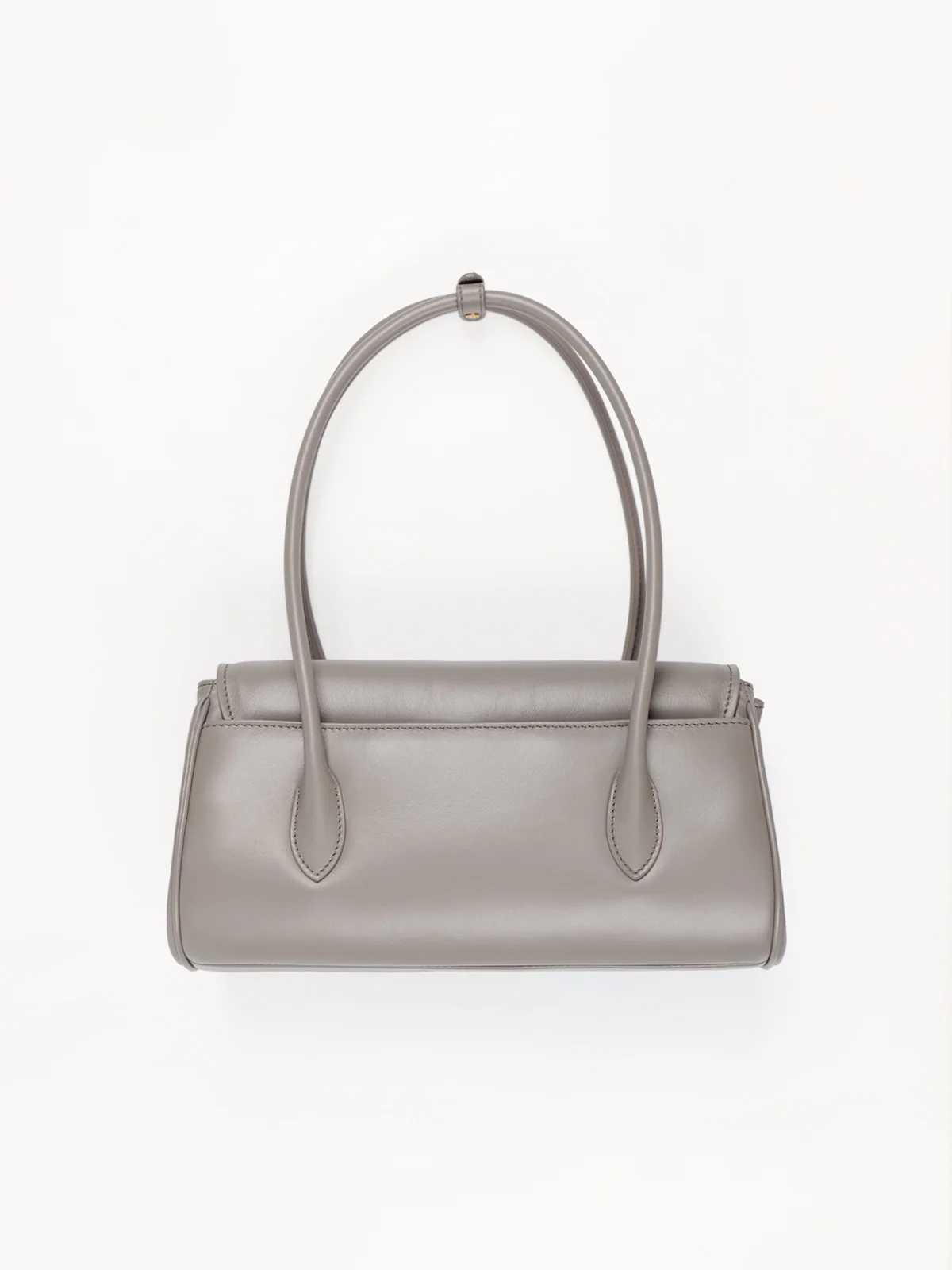 Сумка-багет Miu Miu через плечо - серая