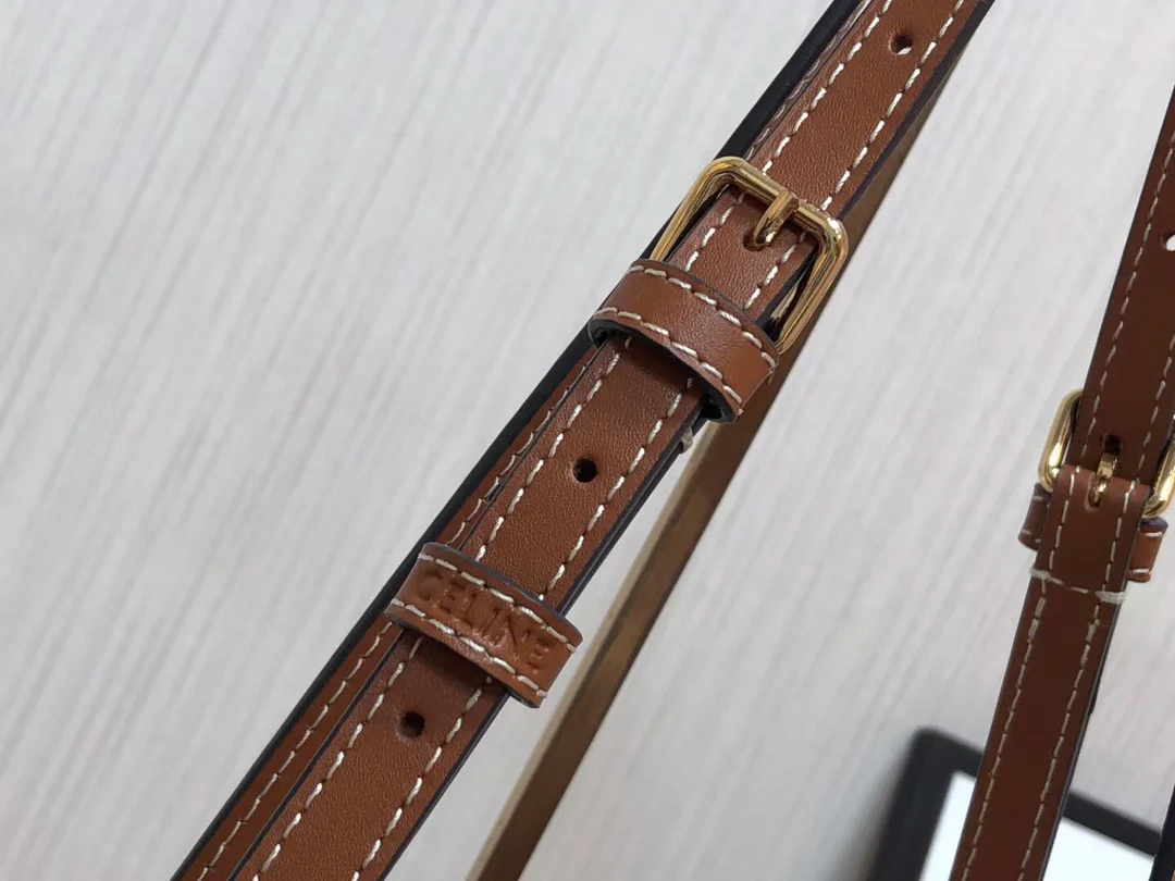 Квадратная сумка Celine Cabas Plein Soleil из ткани и кожи вагю - 1