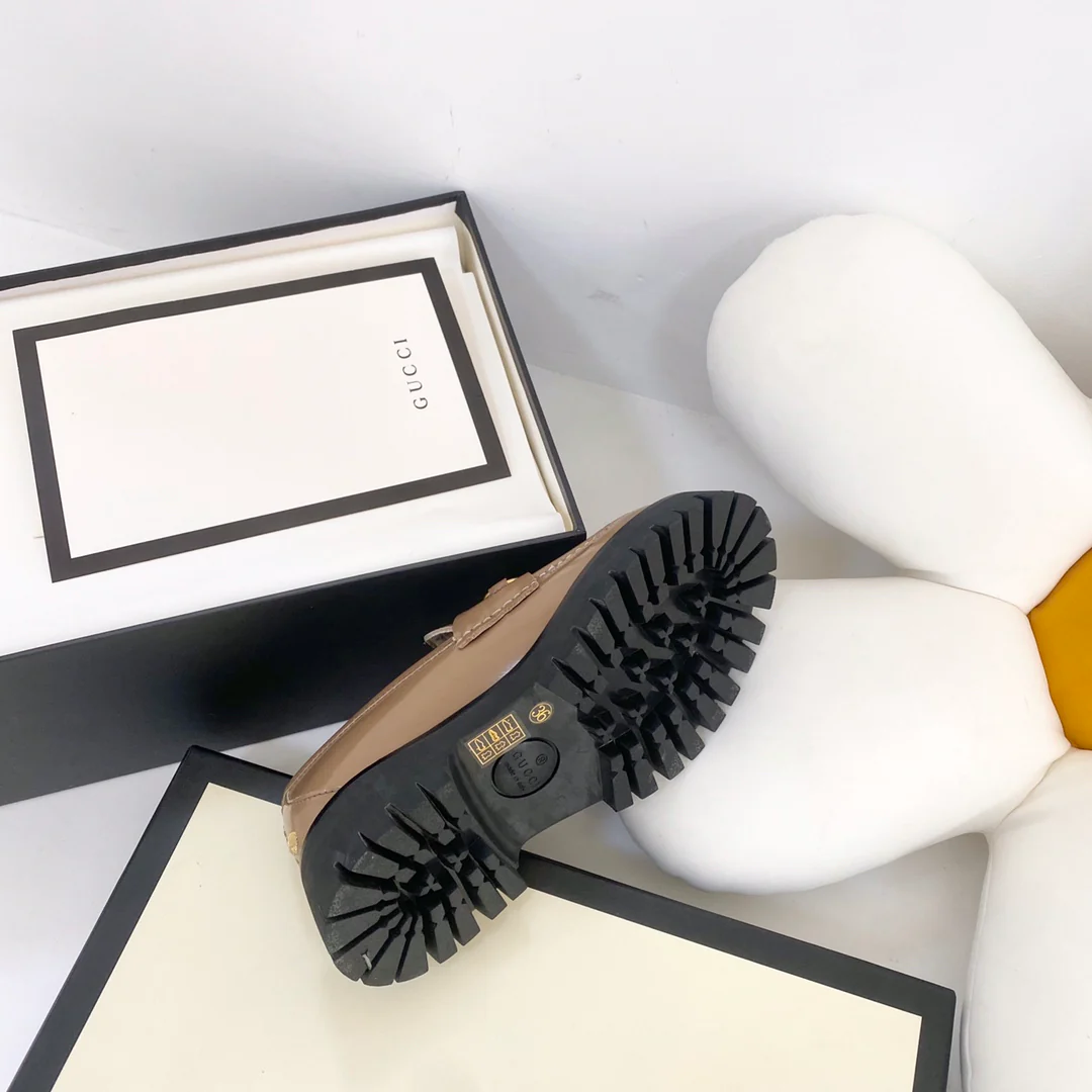 Лоферы на платформе Gucci - 4