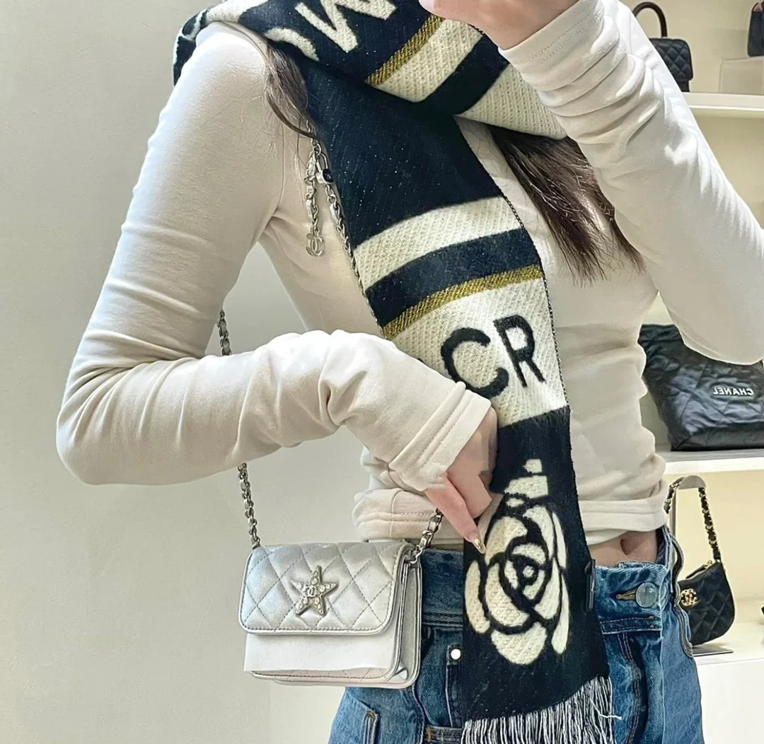 Новинка весны/лета от Chanel - Мини-сумка через плечо Chanel 24c - Серебристая