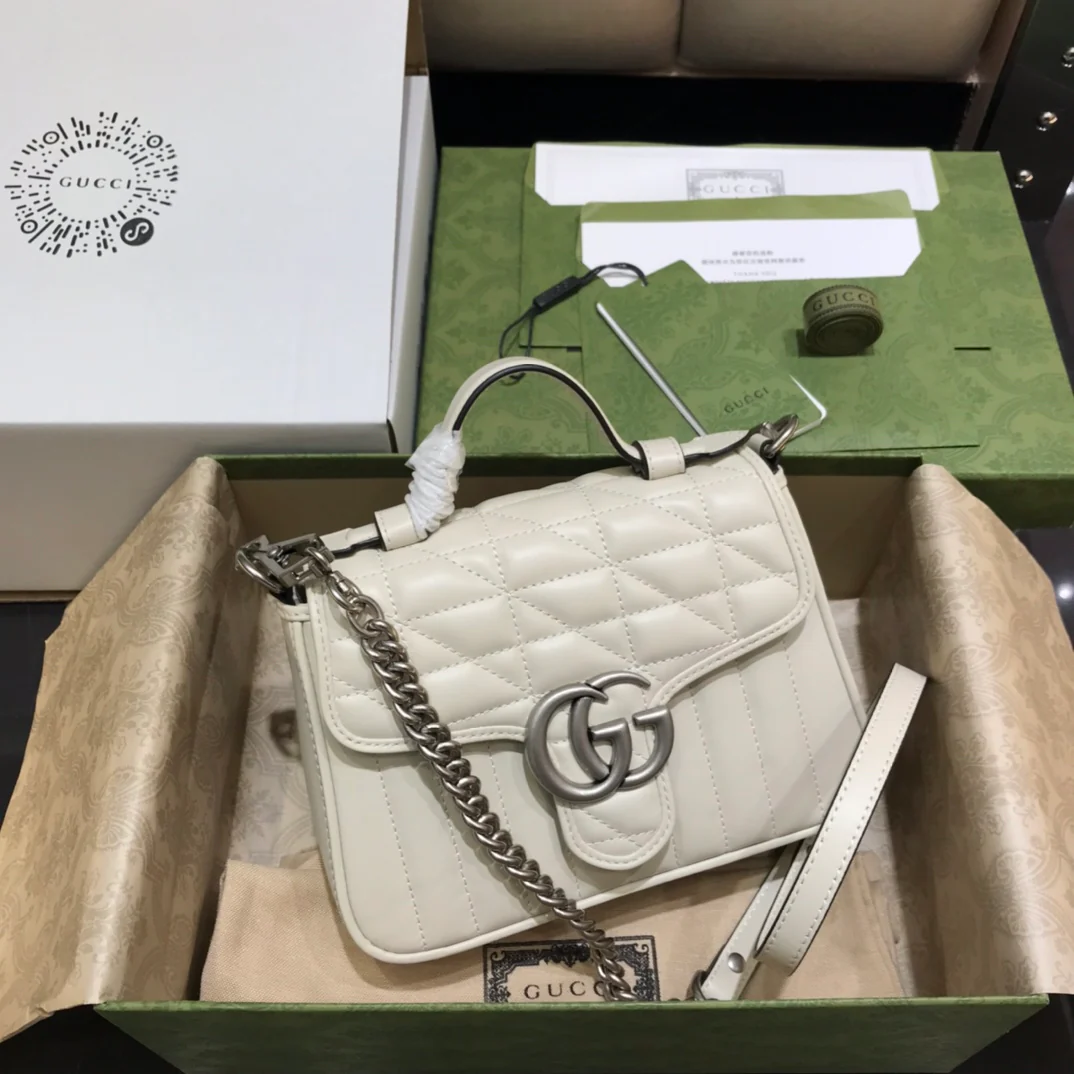 Сумка Gucci Marmont из геометрической серии - 1