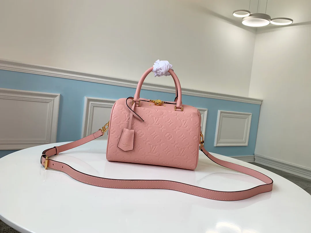 m44069-LV-Speedy-25 Сумка-бостон, розовая