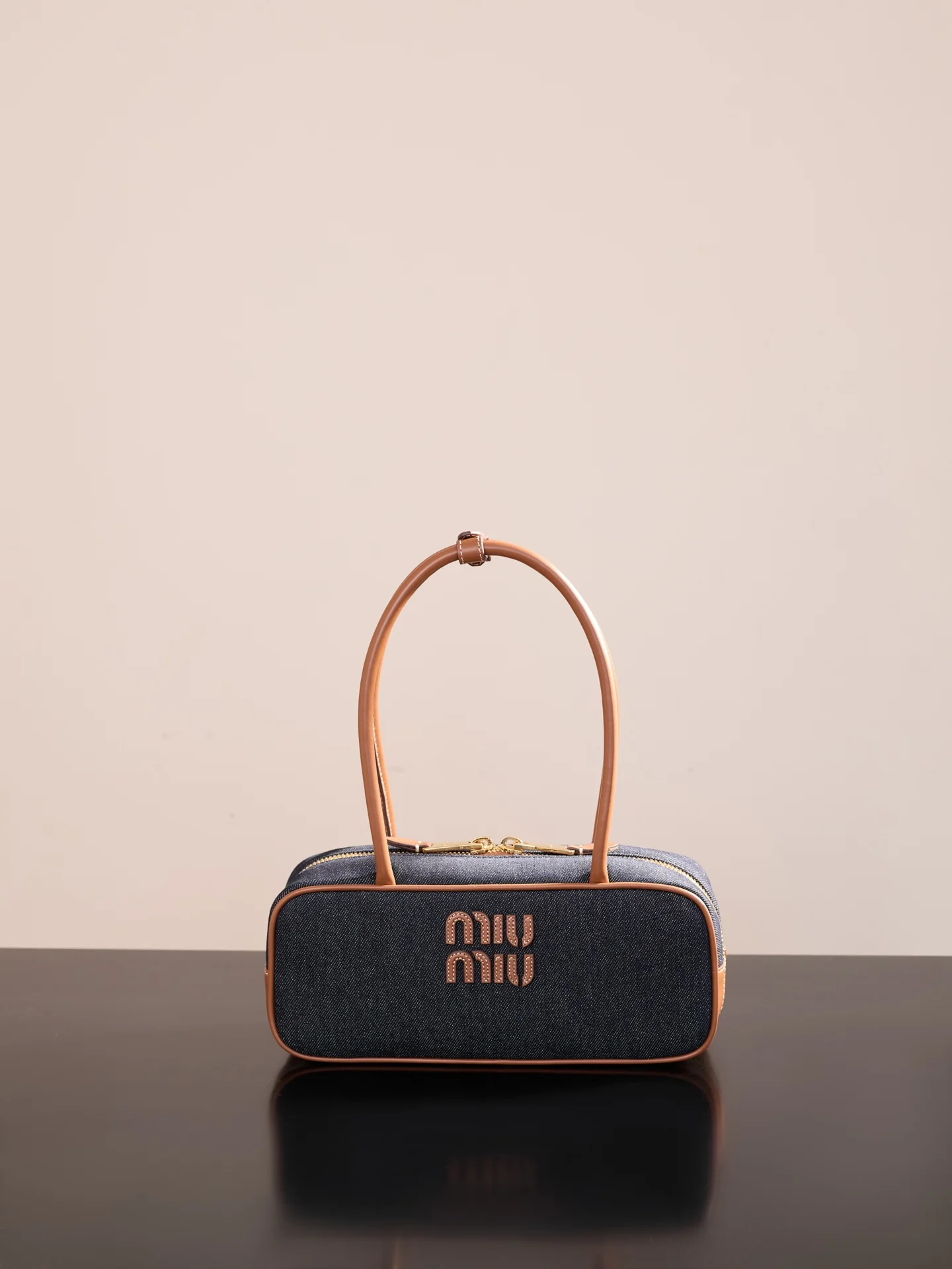 Miu Miu-5bb173m1000-????-Портфель-Средний-Джинсовый