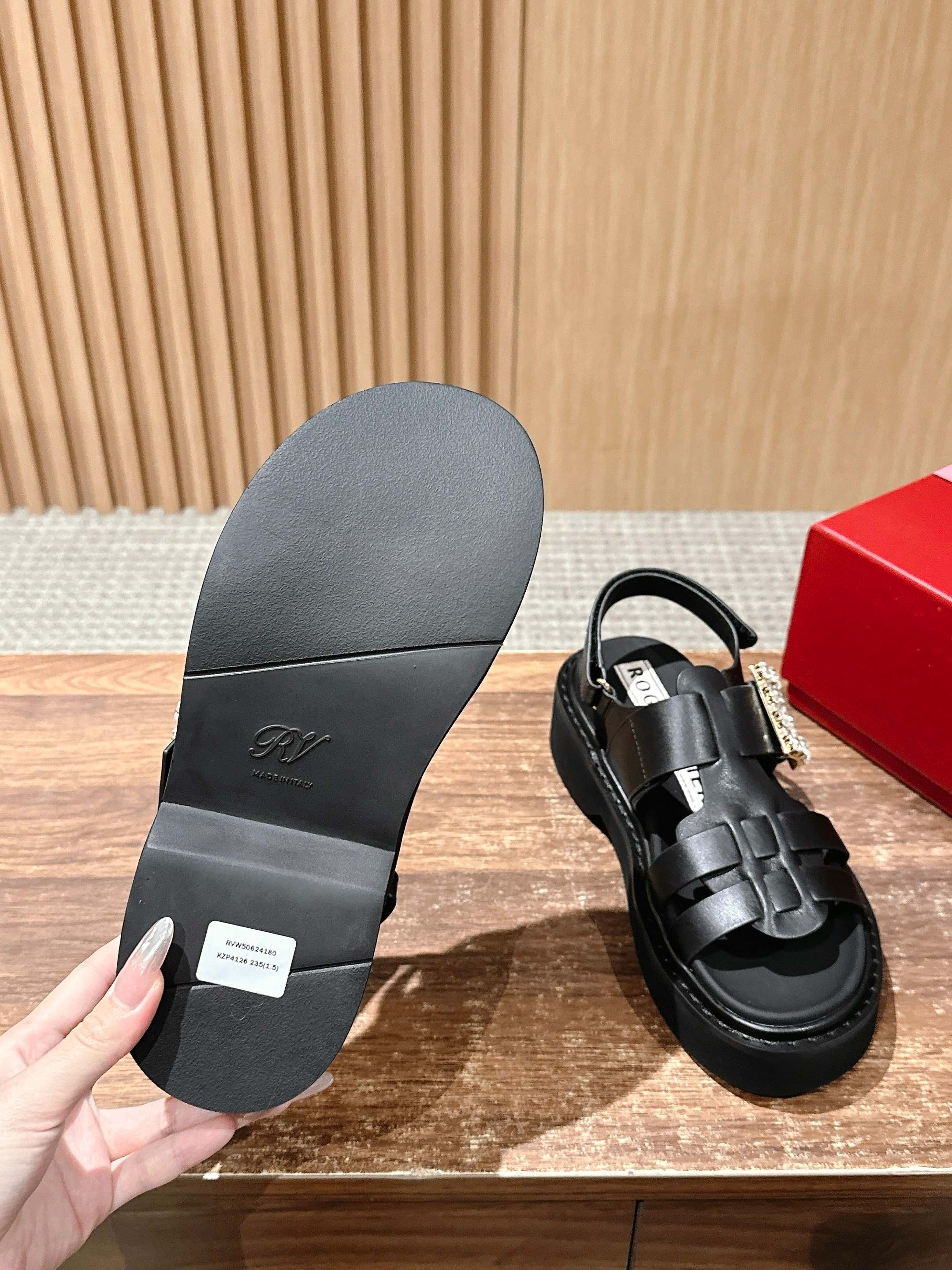 RV - Римские сандалии - Бриллиантовая пряжка