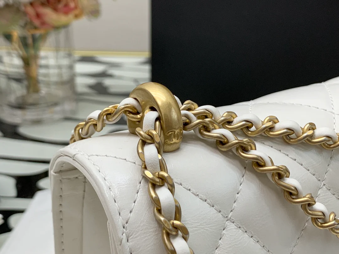 Сумка Chanel Double Gold Ball Flap Bag - 19 см