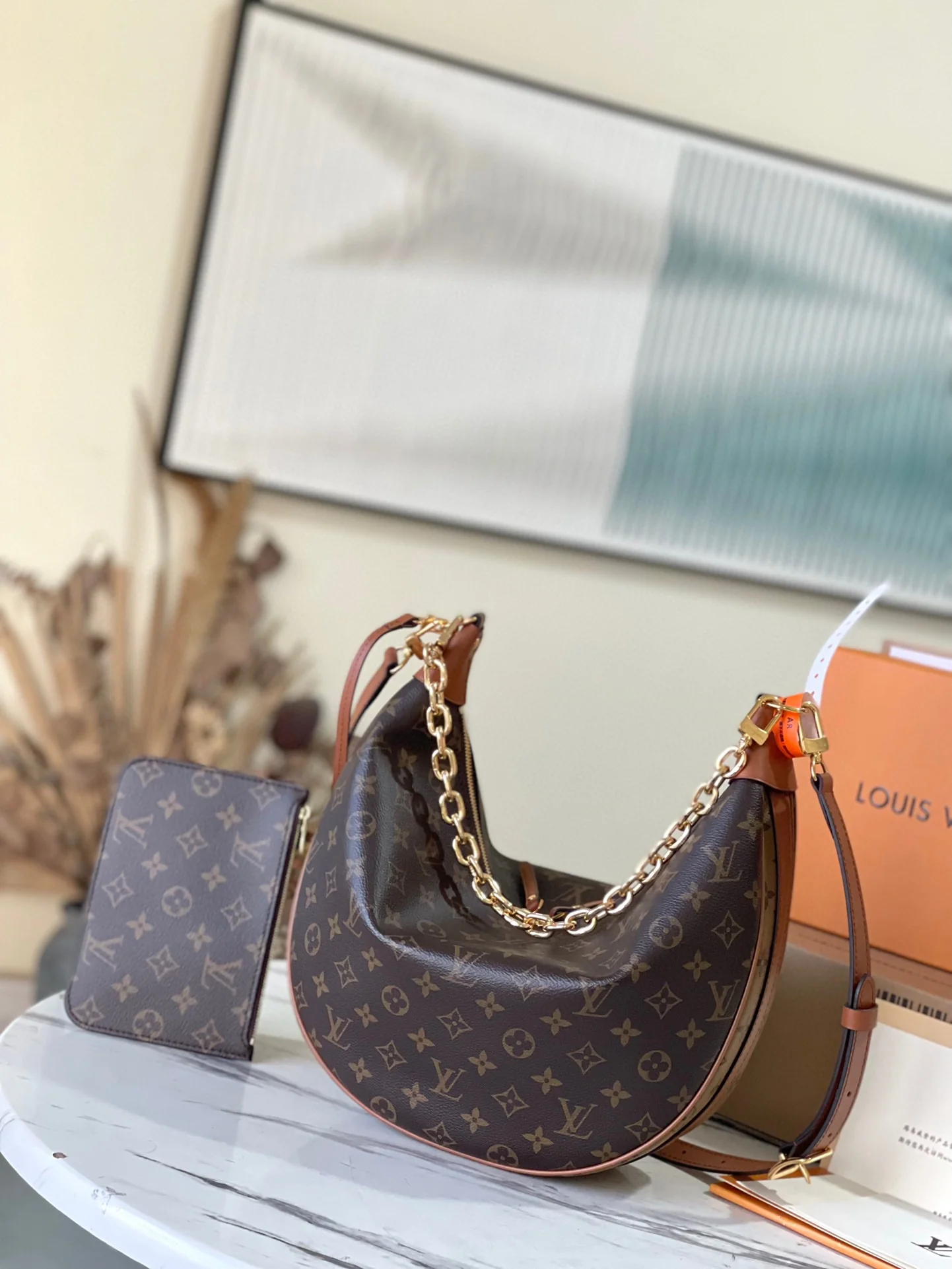 m46311-LV-loop Сумка ?Лунная? с цветочным узором, среднего и старшего возраста.