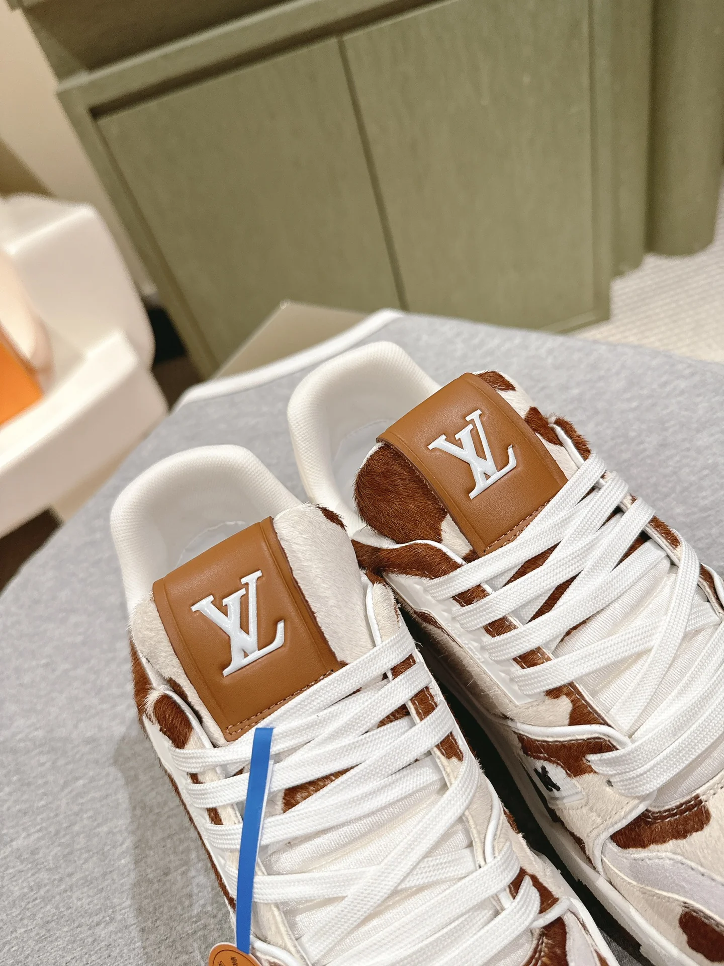 LV-2024-Кроссовки для скейтбординга-Кофе-1