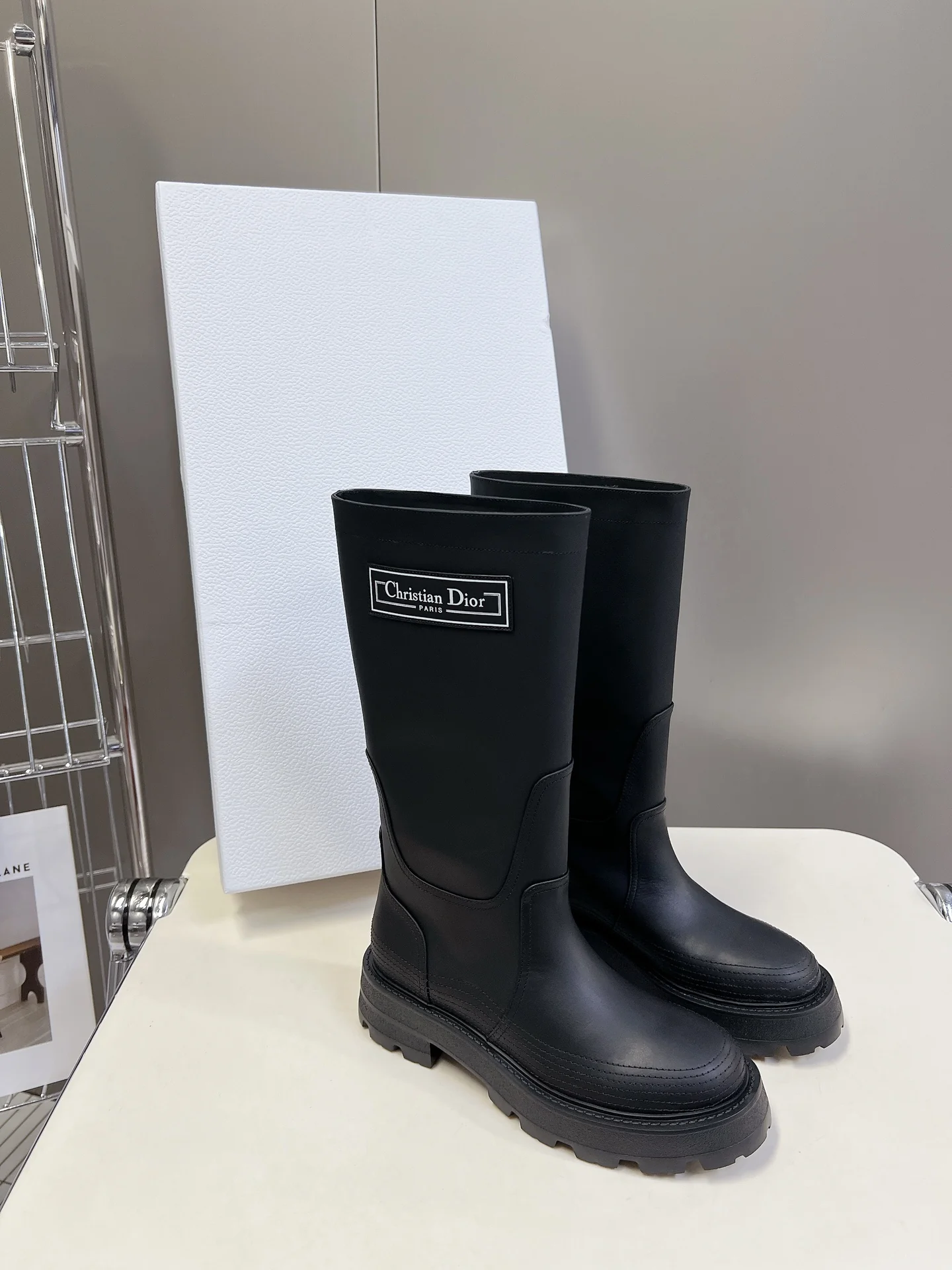 Ботинки-слипоны Dior 2024 - черные