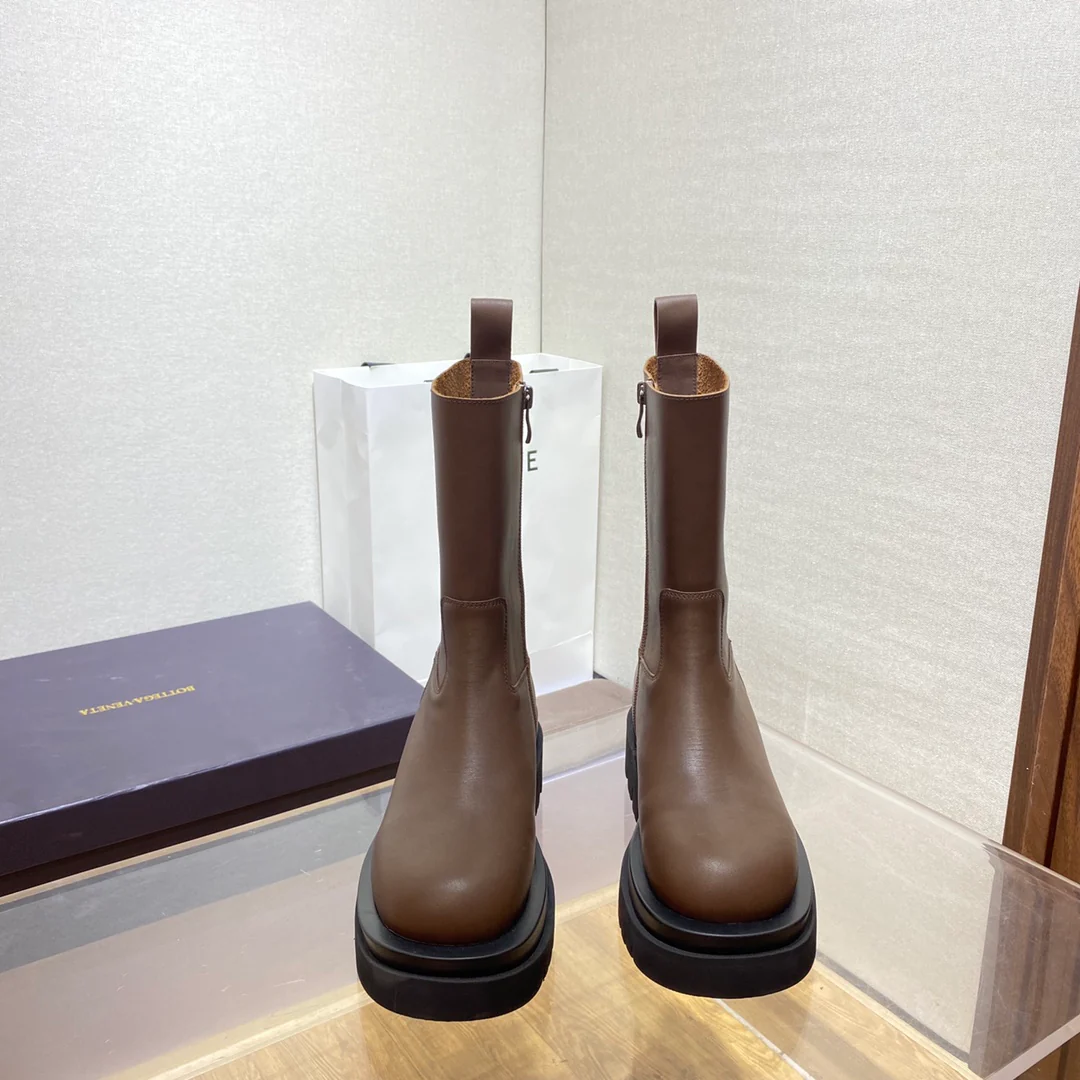 Новинка сезона осень/зима 2022 от BV - Ботильоны - Популярная модель - Коричневый