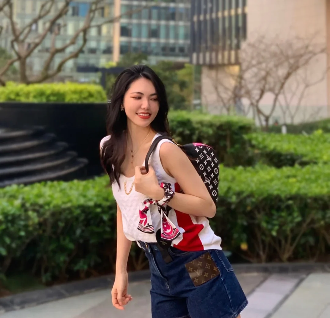 m46091-LV-bagatelle-bb сумка подмышку - черно-белая