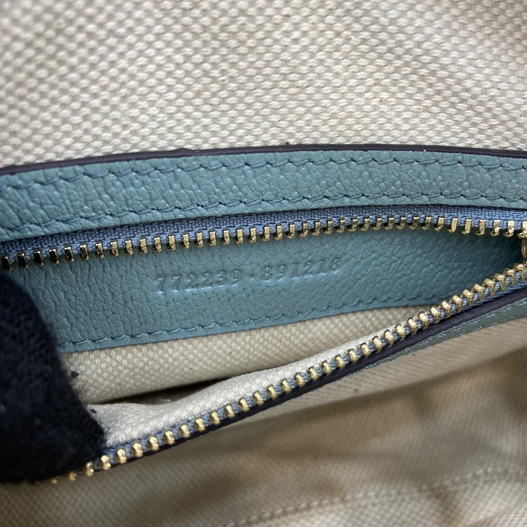 Мини-сумка Gucci Ophidia с клапаном - синяя