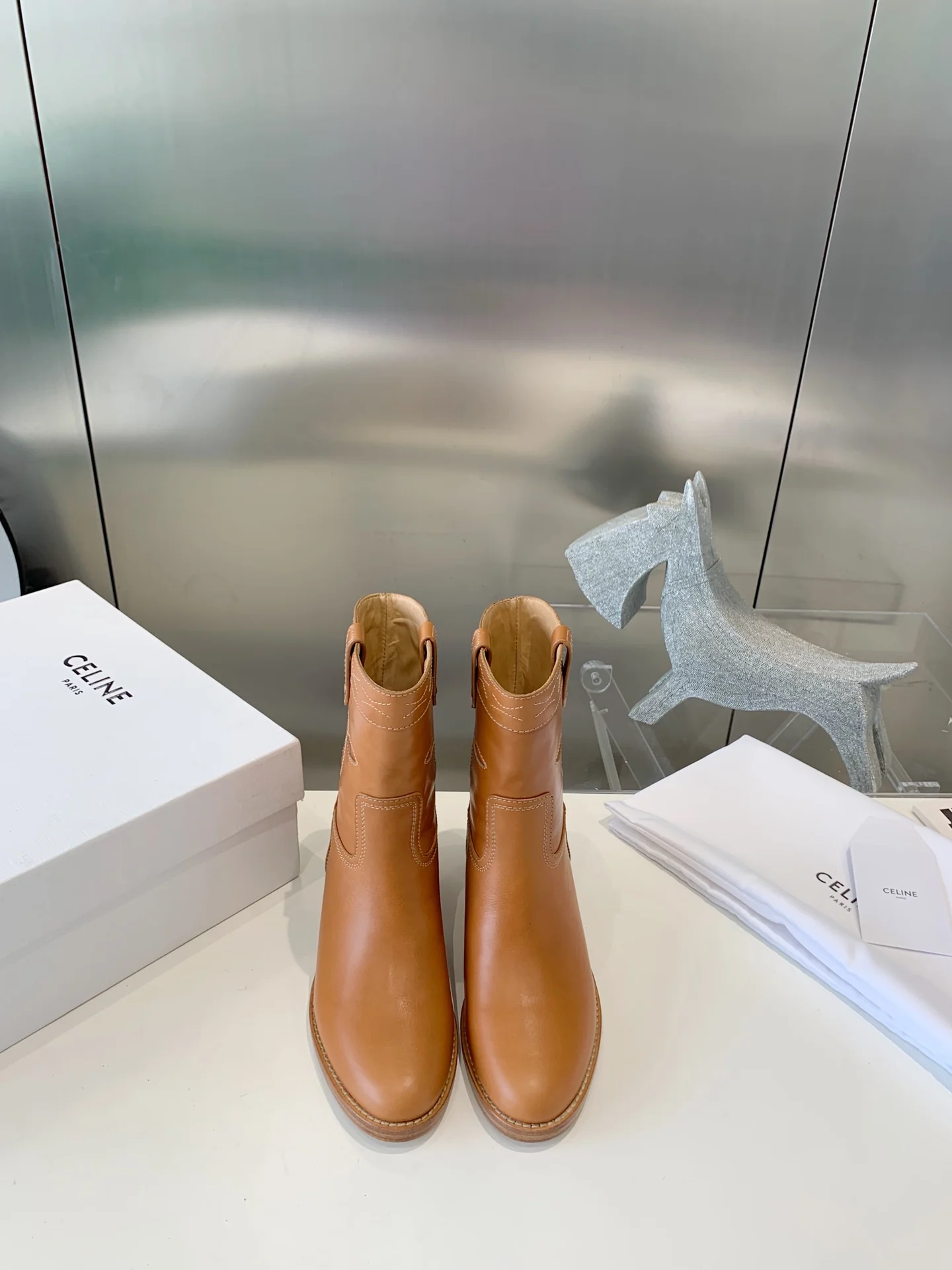 Ботинки Celine с подиума 2022 года, украшенные Триумфальной аркой — размеры 35-39-40 (изготовлены на заказ)