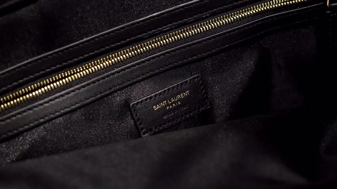 Сумка-шоппер YSL - черная