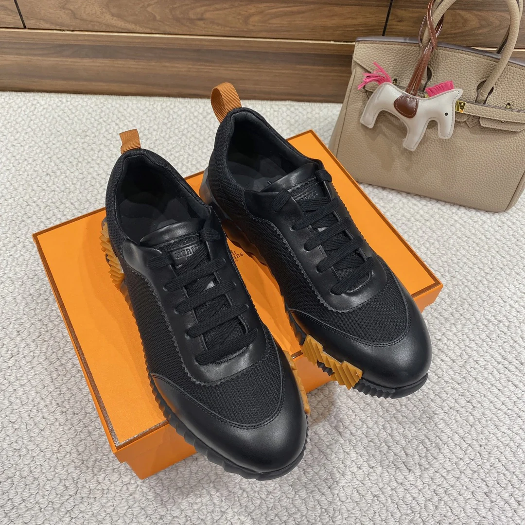 Весенняя коллекция Hermes 2022 — Спортивная повседневная обувь — Унисекс — Черный